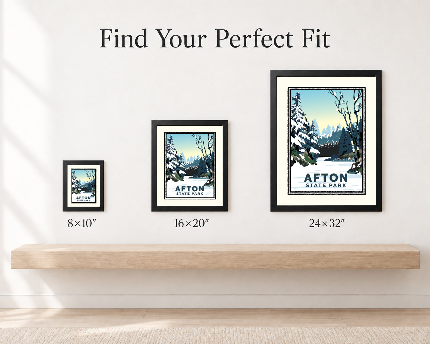 Afton State Park (Winter) — Minnesota Art Print