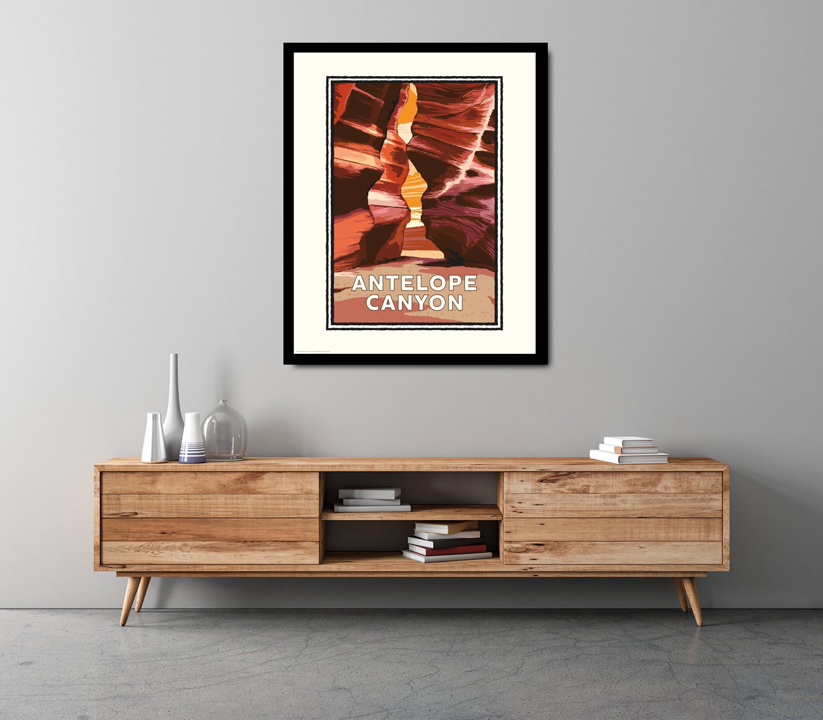 Landmark AZ | Antelope Canyon Art Print – Slot Canyon Wall Art