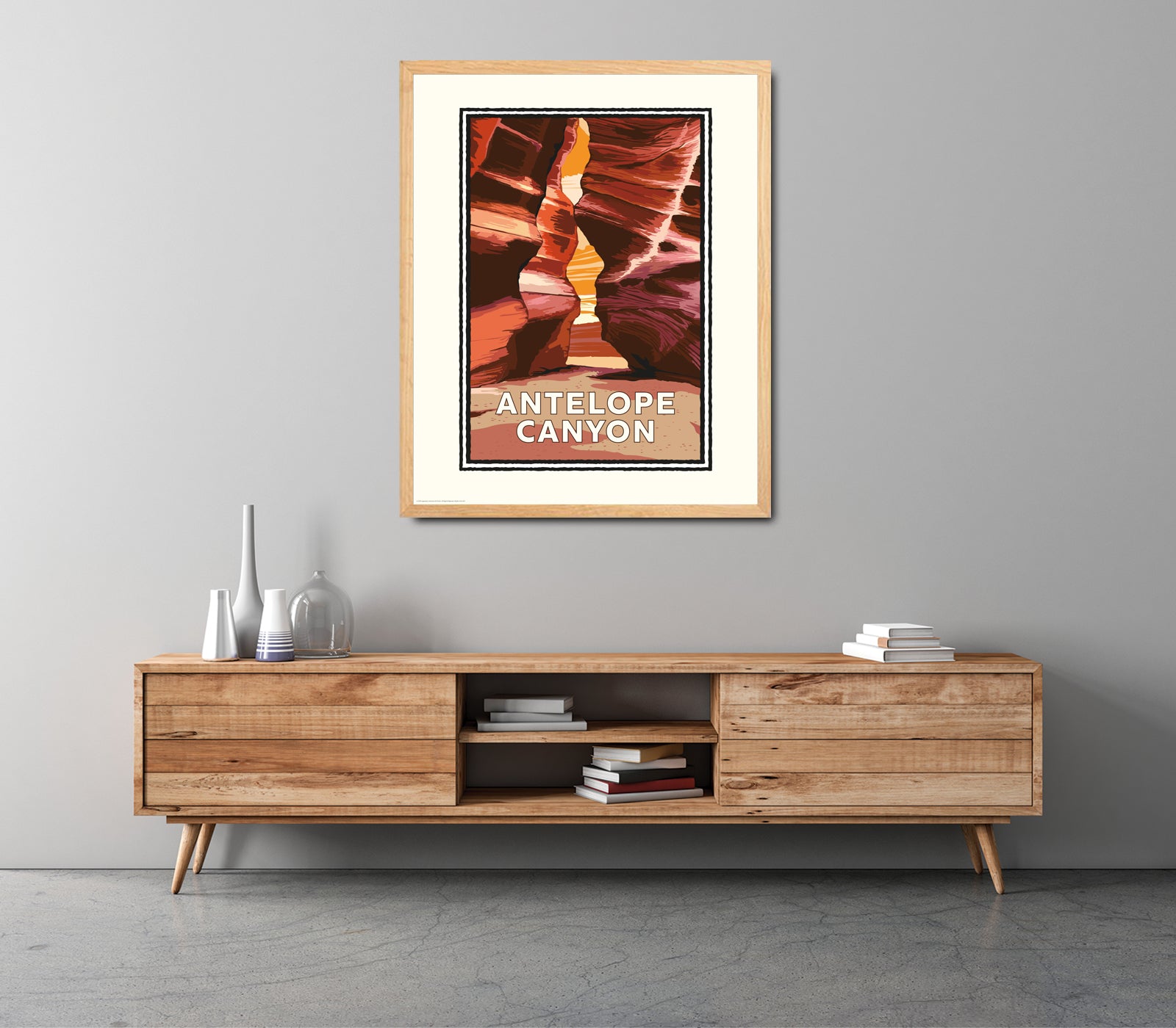 Landmark AZ | Antelope Canyon Art Print – Slot Canyon Wall Art