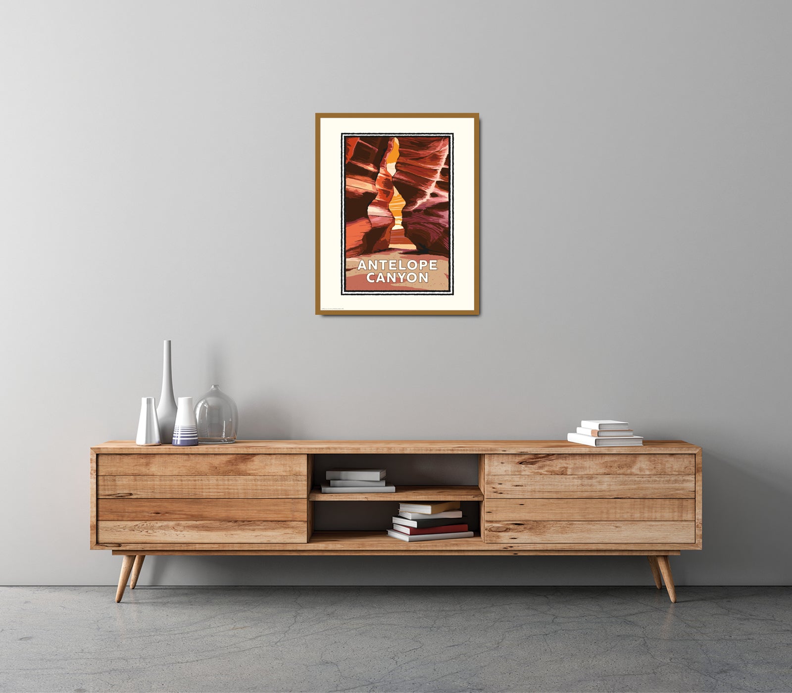 Landmark AZ | Antelope Canyon Art Print – Slot Canyon Wall Art