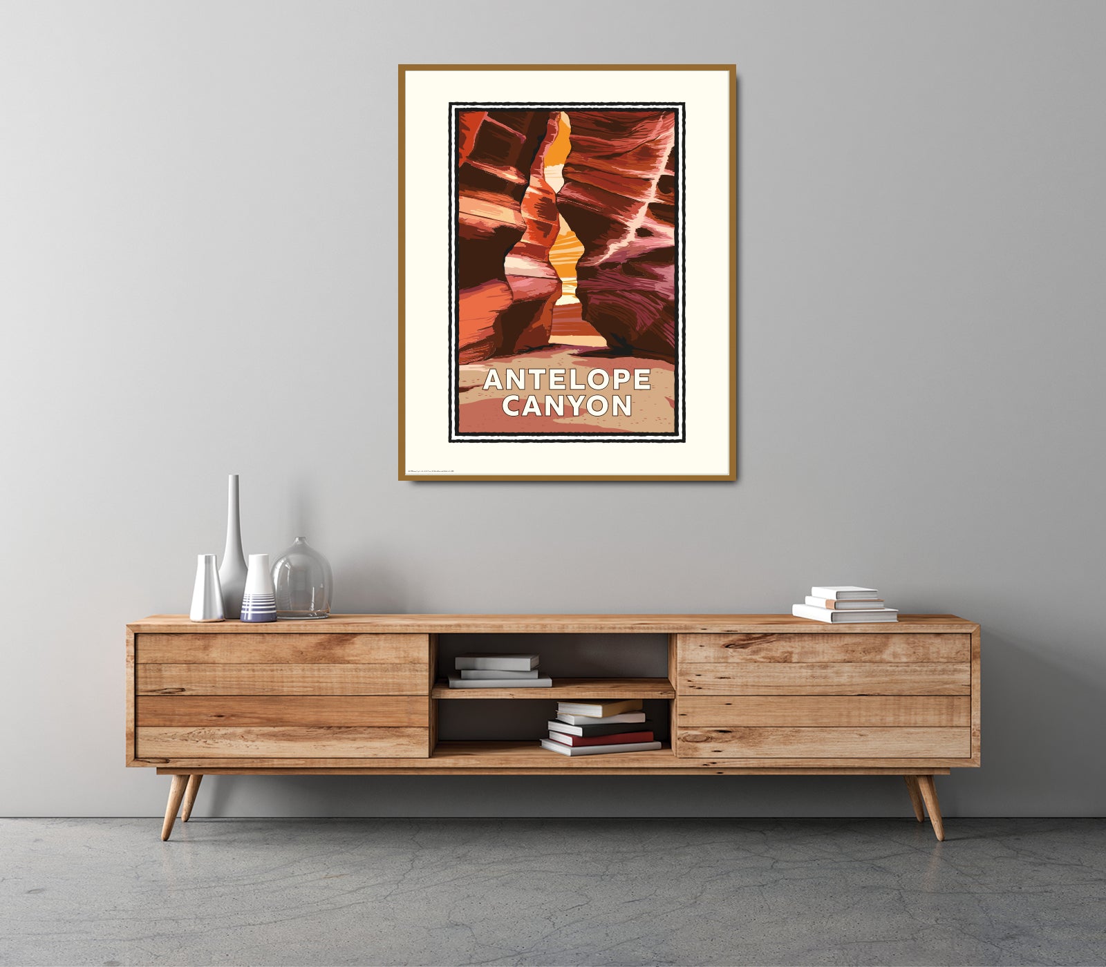 Landmark AZ | Antelope Canyon Art Print – Slot Canyon Wall Art