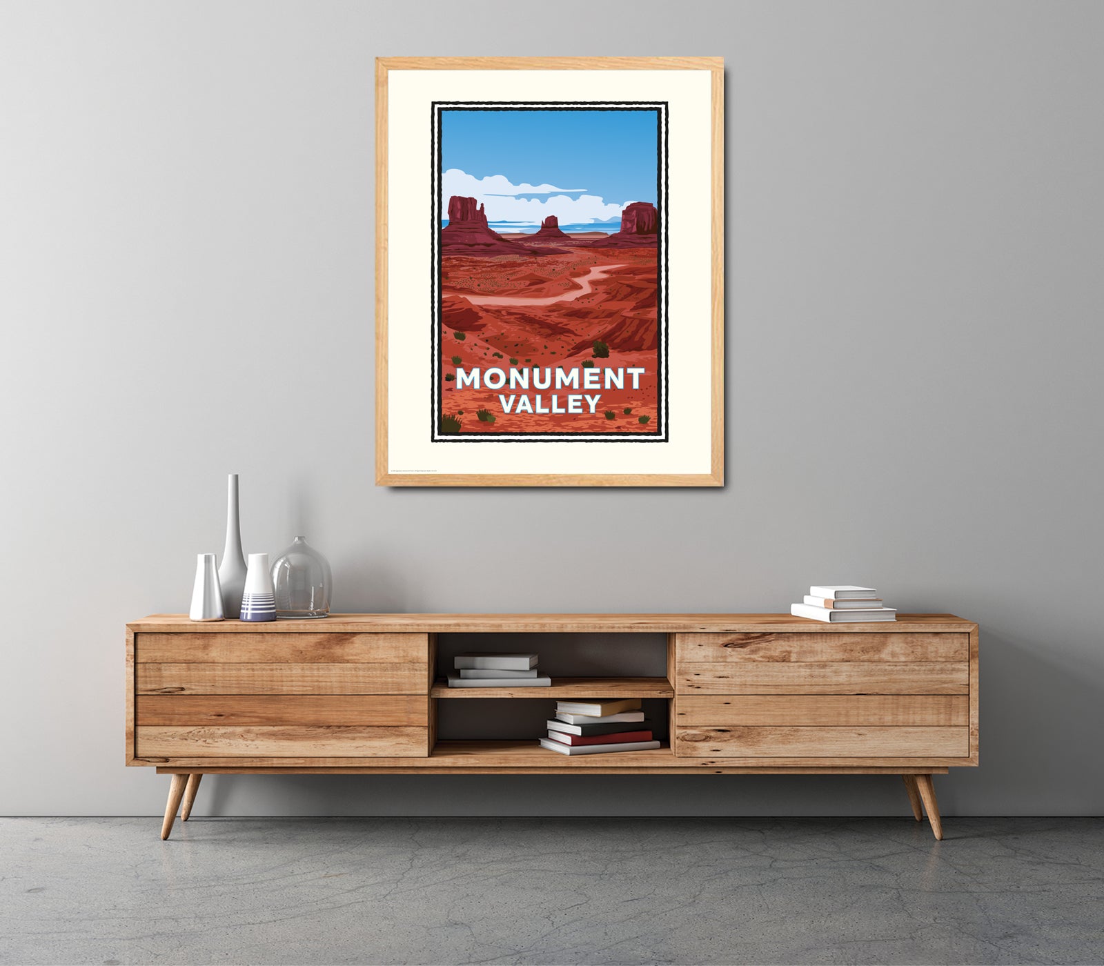 Landmark AZ | Monument Valley Art Print – Navajo Nation Desert Landscape