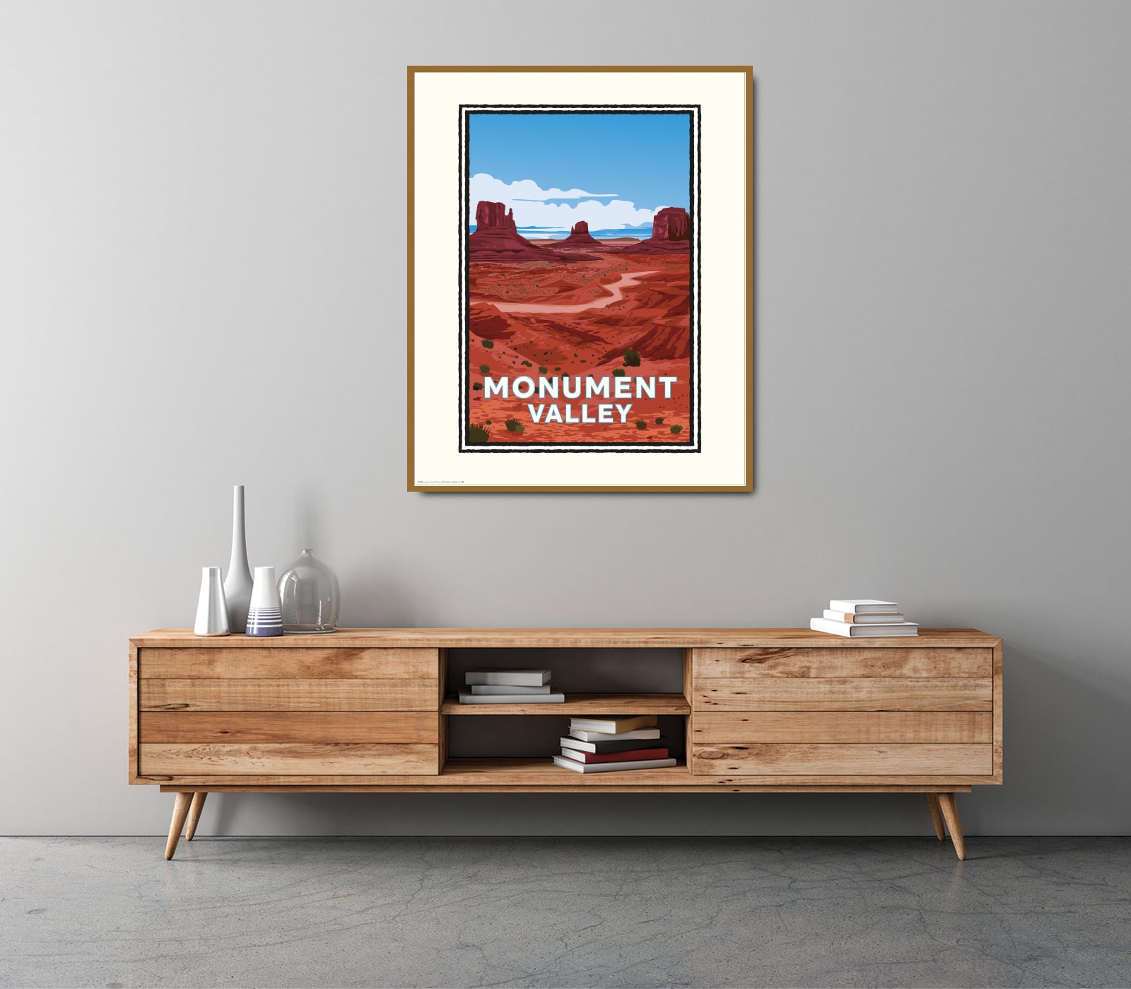 Landmark AZ | Monument Valley Art Print – Navajo Nation Desert Landscape