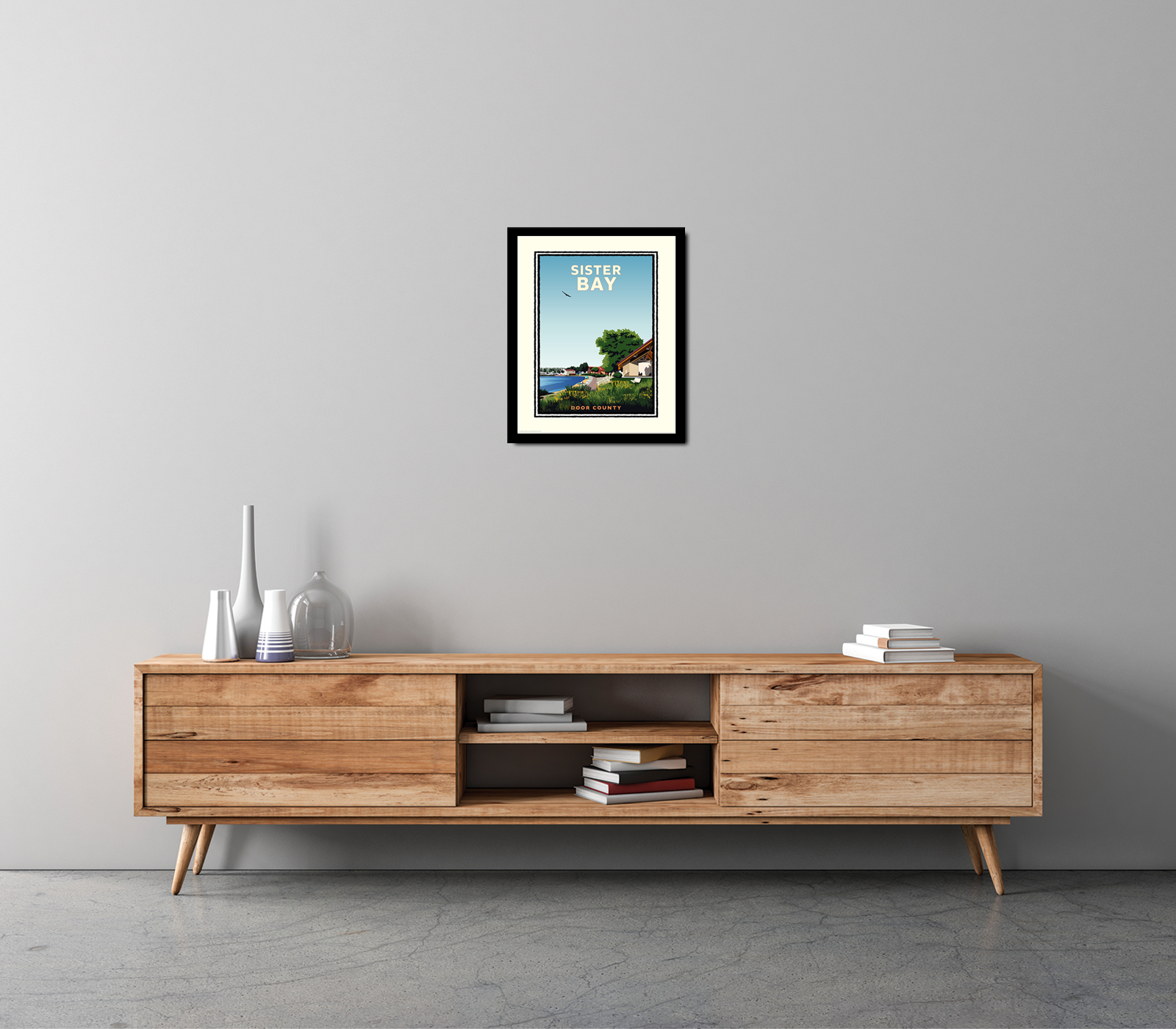 Landmark WI | Sister Bay Door County Art Print