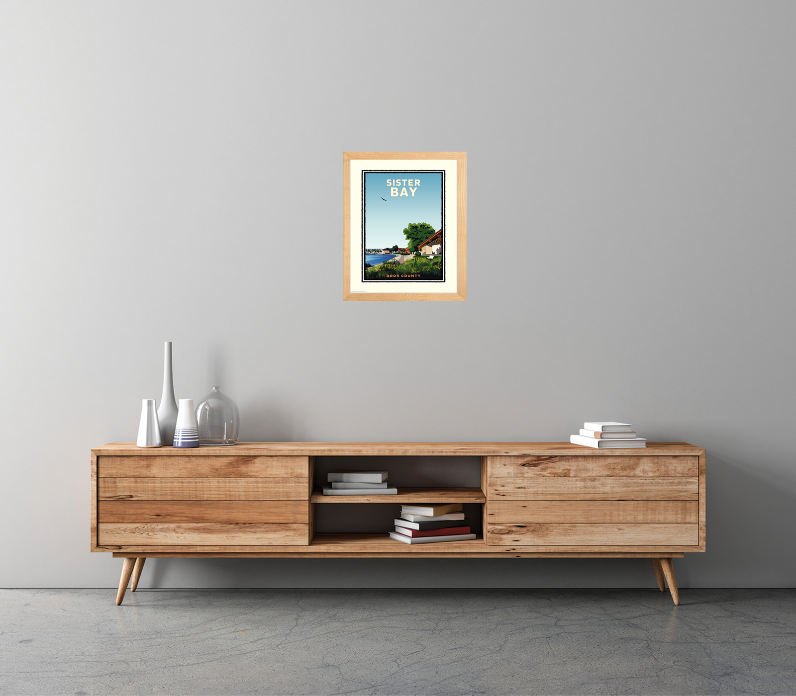 Landmark WI | Sister Bay Door County Art Print