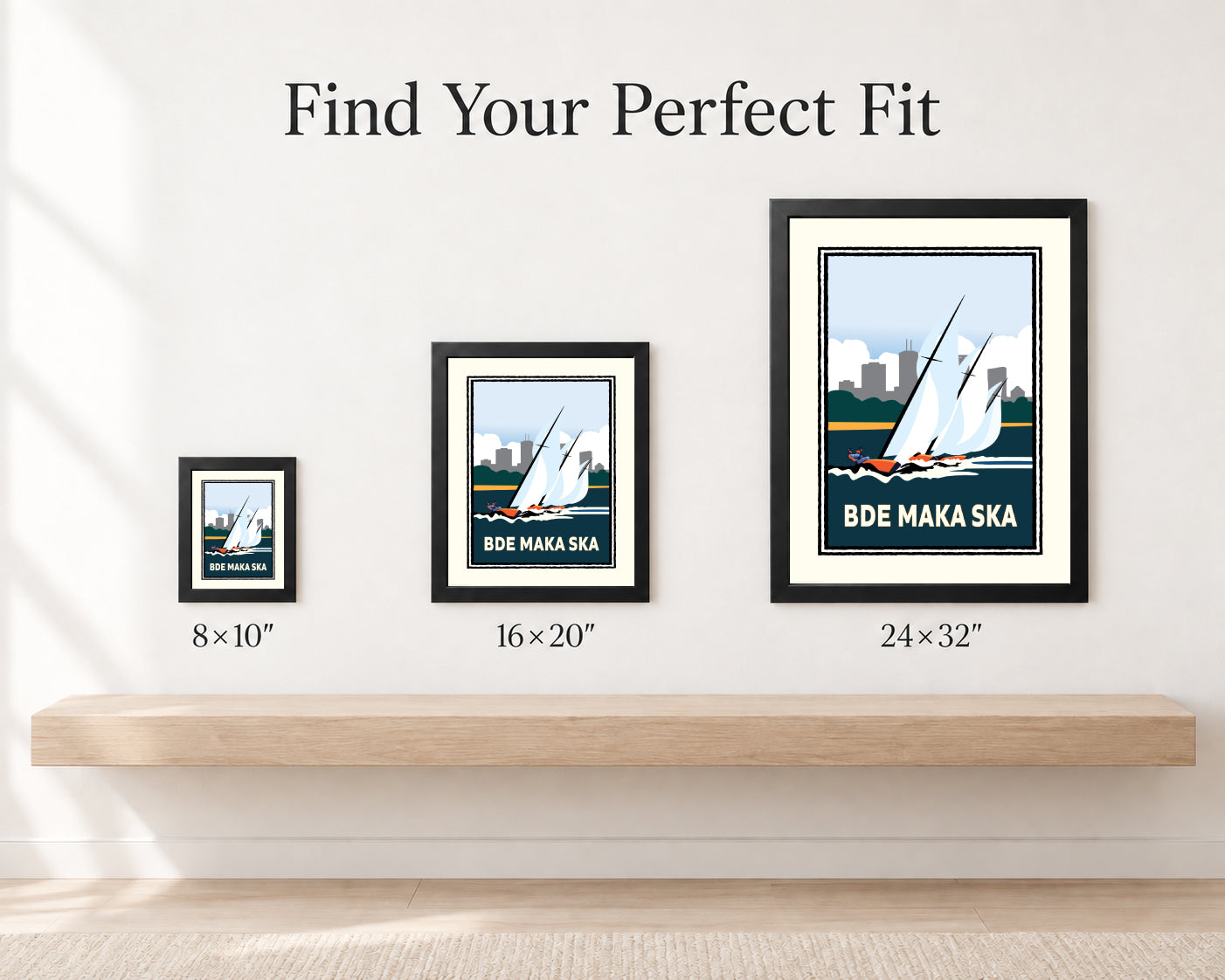 Bde Maka Ska Regatta Minneapolis — Minnesota Art Print