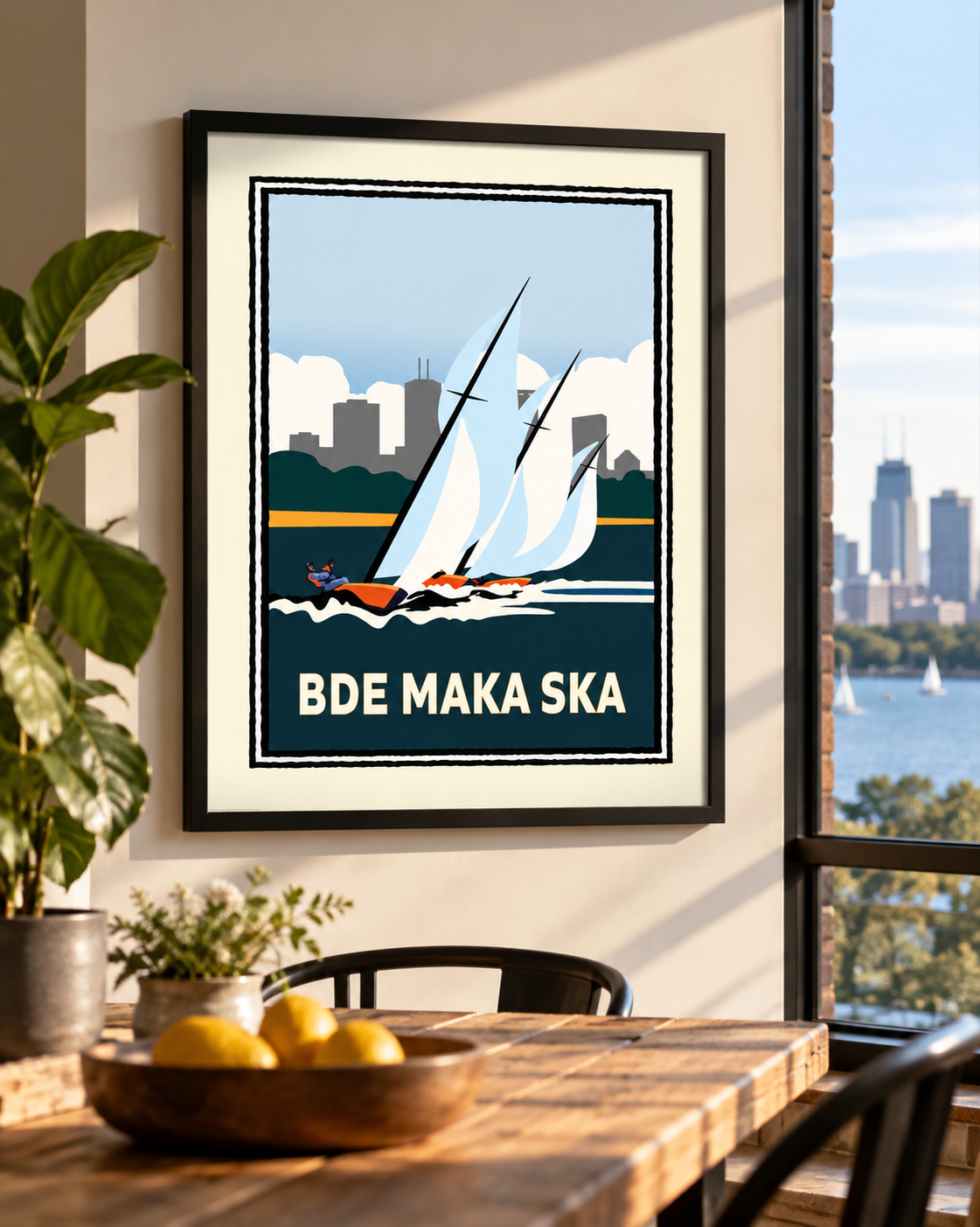 Bde Maka Ska Regatta Minneapolis — Minnesota Art Print