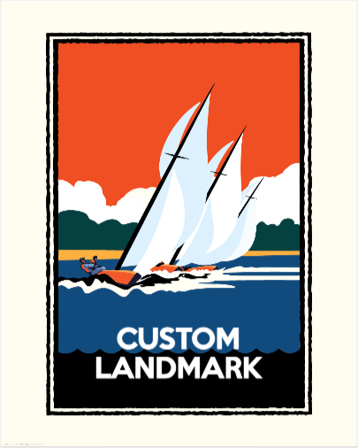 Custom Regatta Art Print
