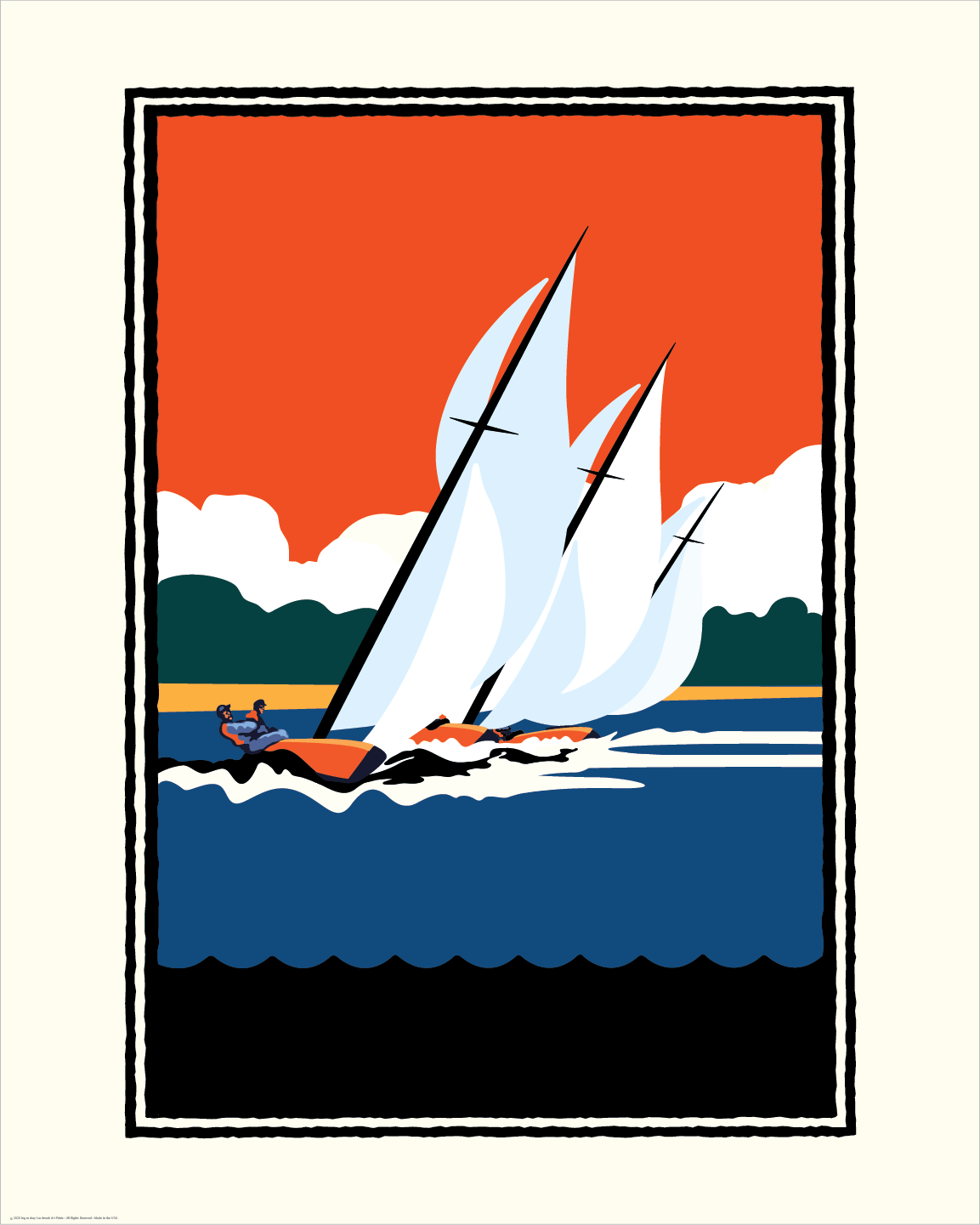 Custom Regatta Art Print