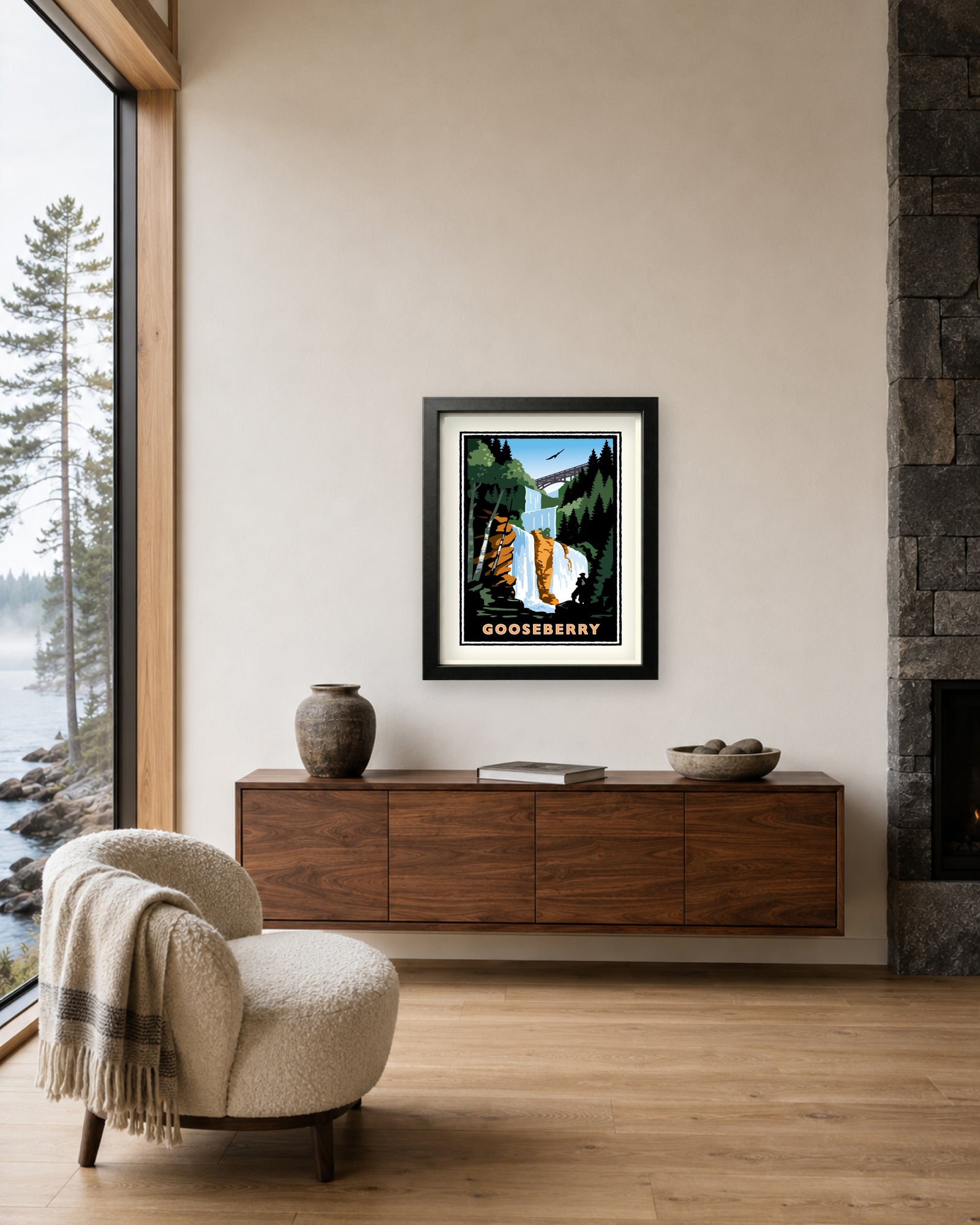 Gooseberry Falls Lake Superior — Minnesota Art Prints