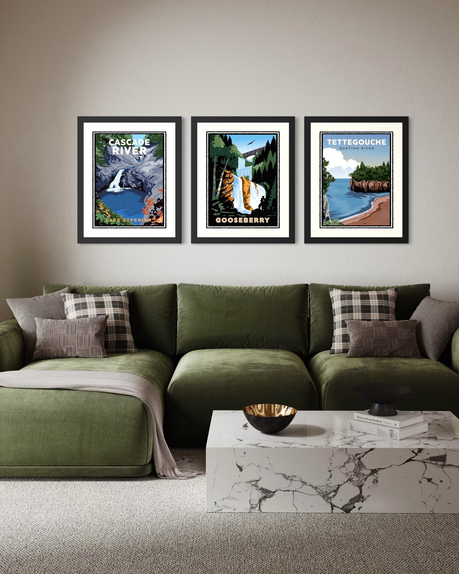 Cabin Nostalgia Bundle — Minnesota North Shore Art Print Set of 3