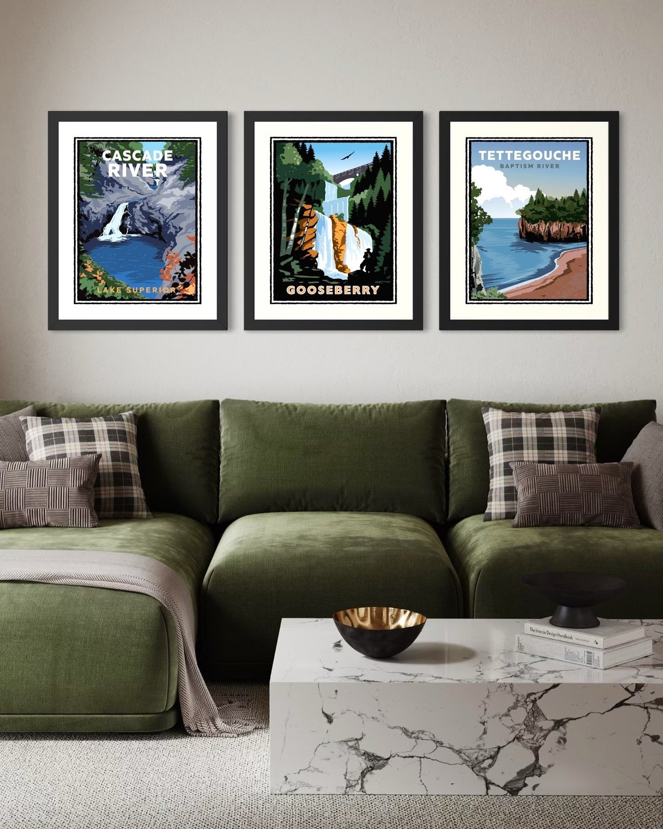 Cabin Nostalgia Bundle — Minnesota North Shore Art Print Set of 3