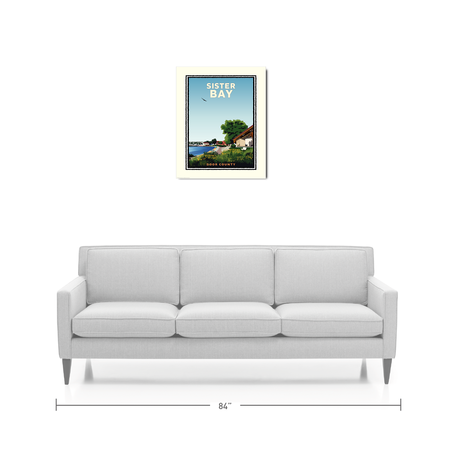 Landmark WI | Sister Bay Door County Art Print