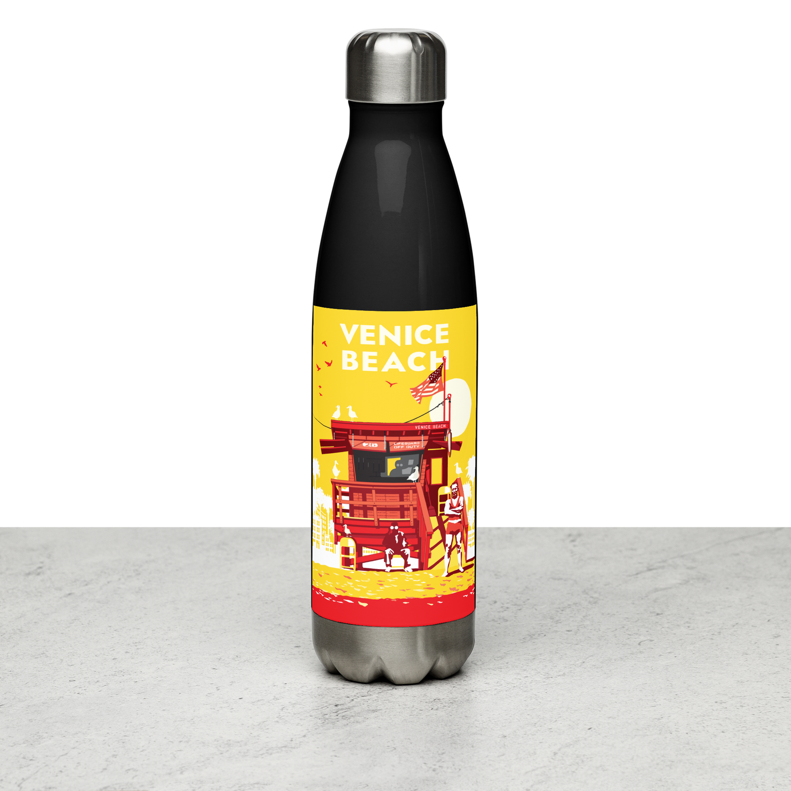 Landmark CA | Venice Beach Stainless Steel Water Bottle