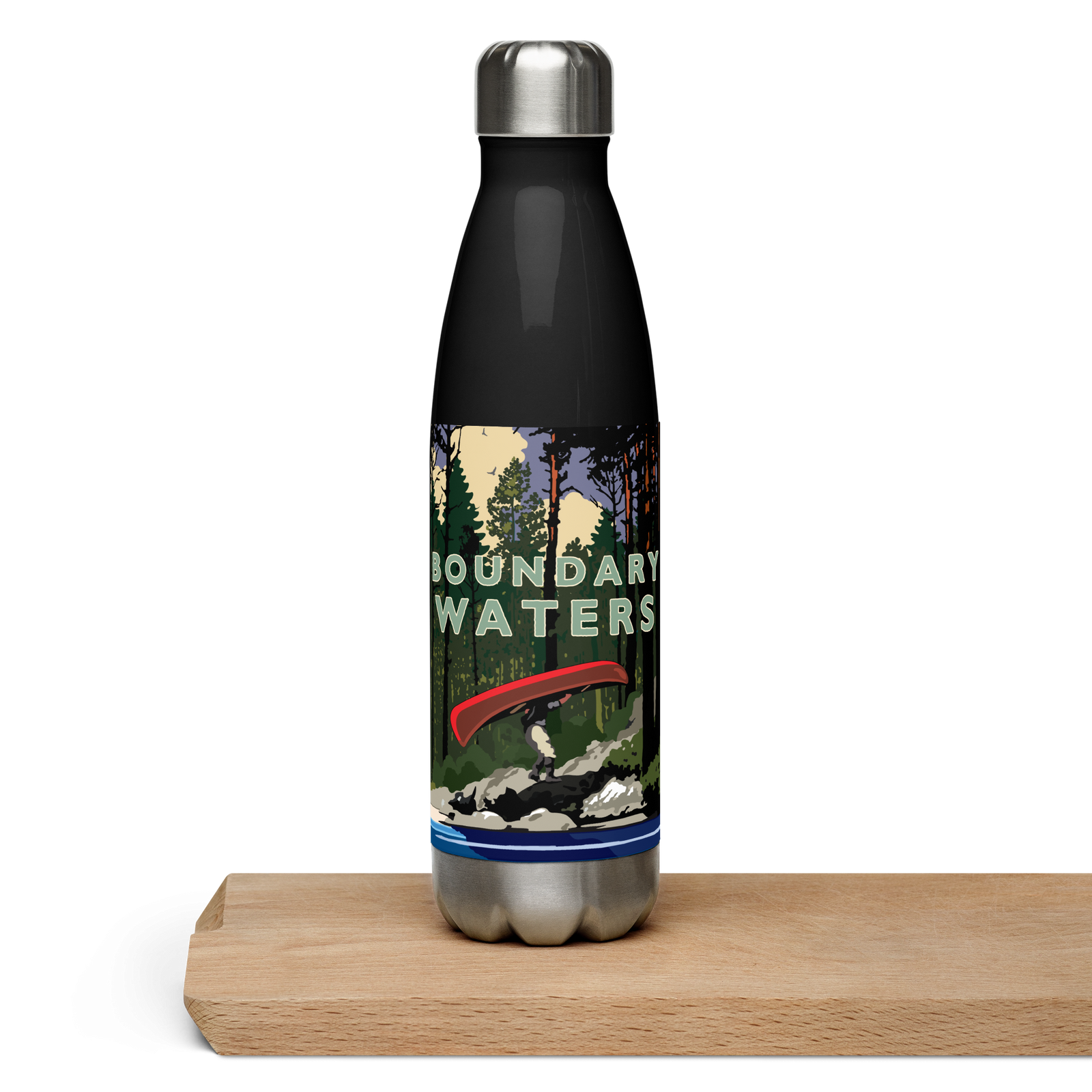 Landmark MN | Boundary Waters Portage Stainless Steel Water Bottle