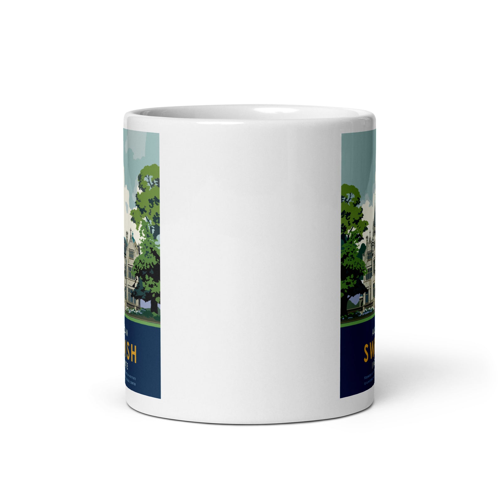 American Swedish Institute White Glossy Mug