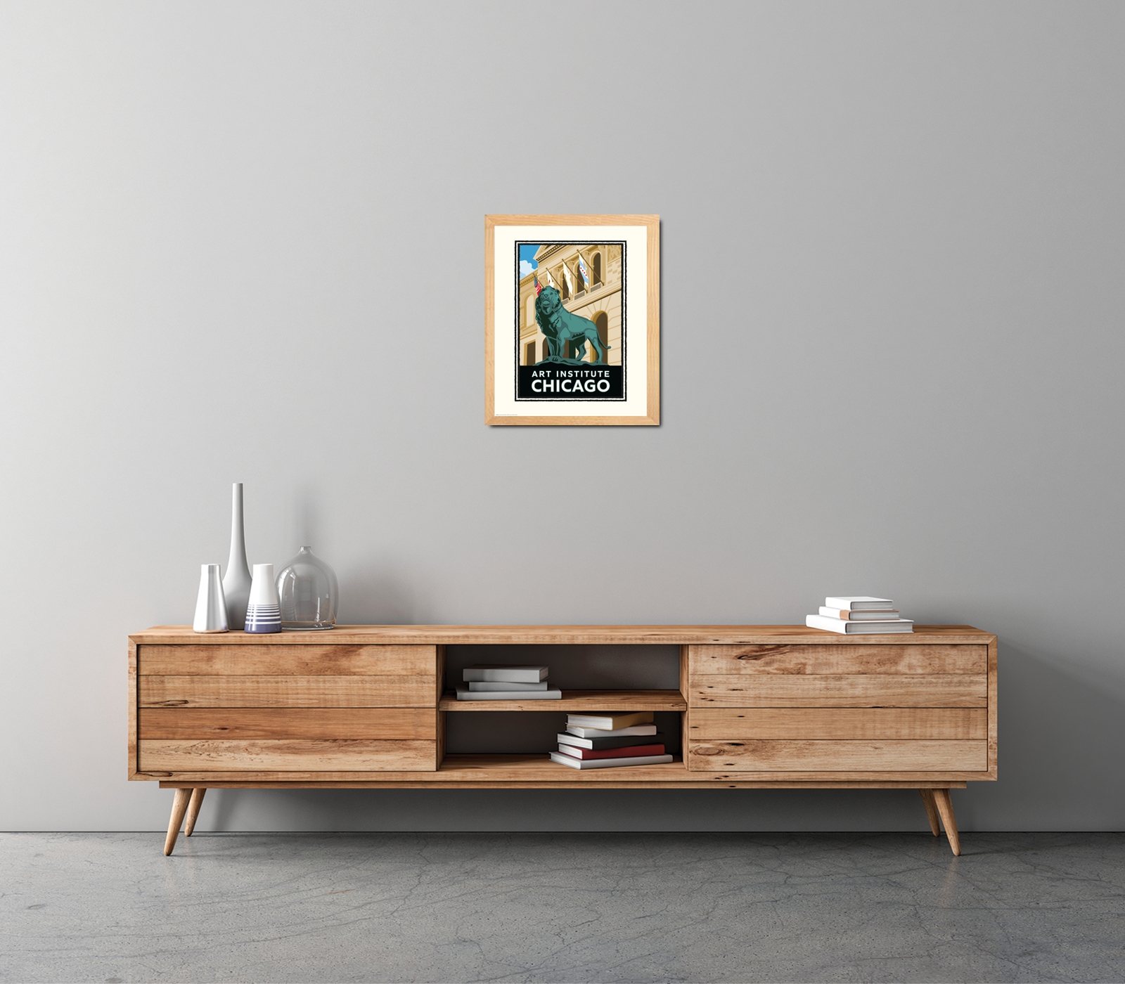 Landmark IL | Art Institute Chicago Art Print