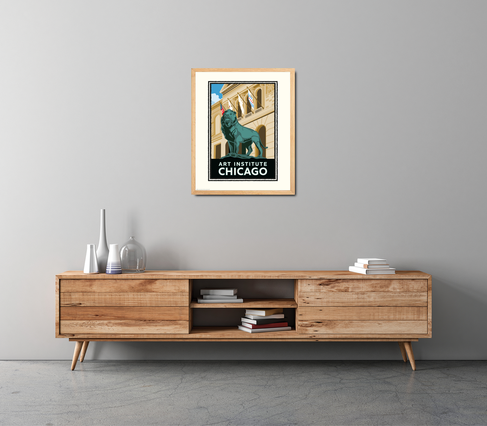 Landmark IL | Art Institute Chicago Art Print