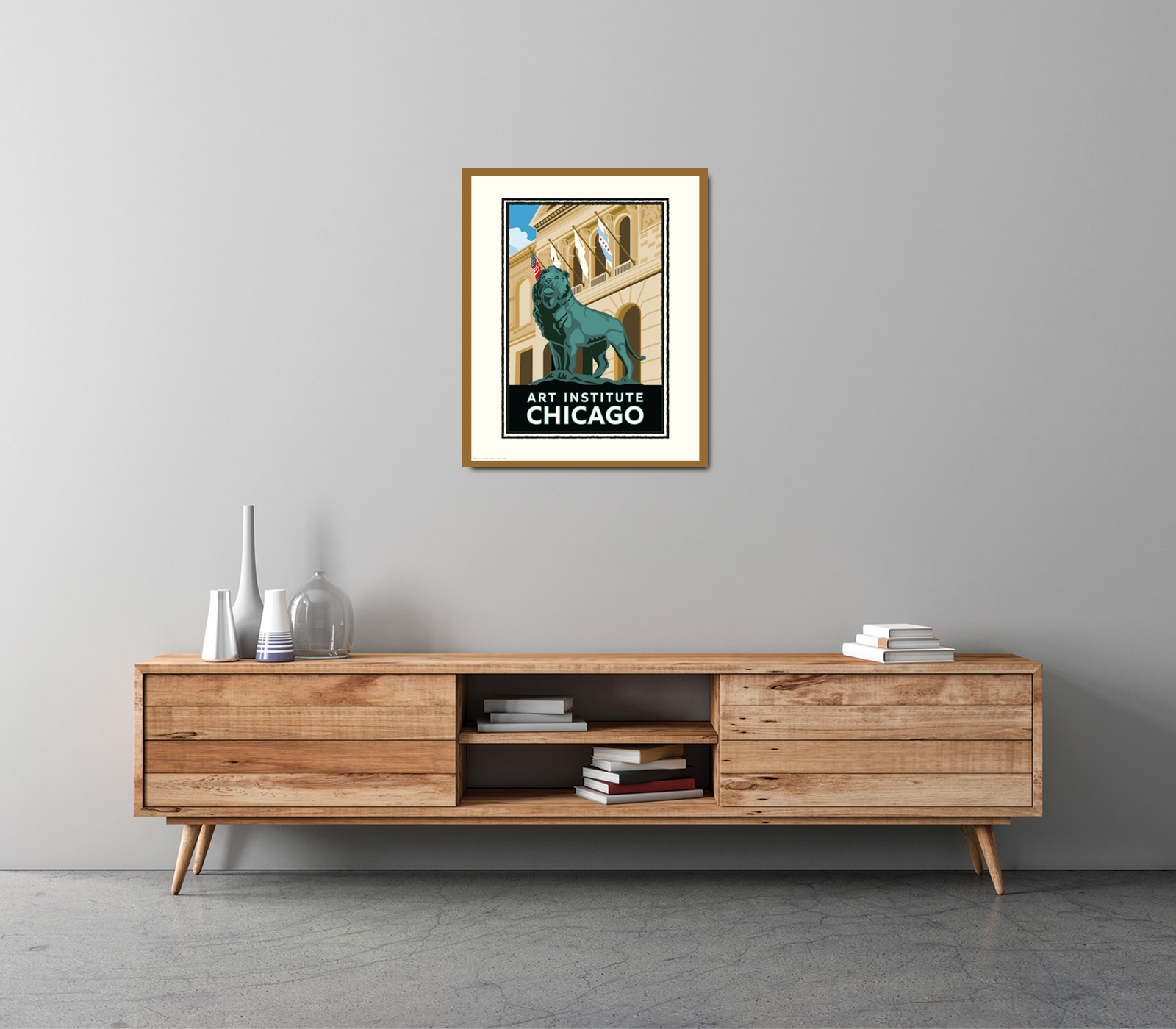 Landmark IL | Art Institute Chicago Art Print