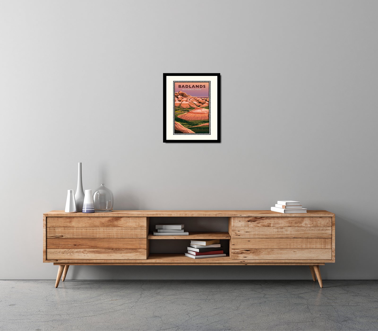 Landmark SD | Badlands National Park Art Print