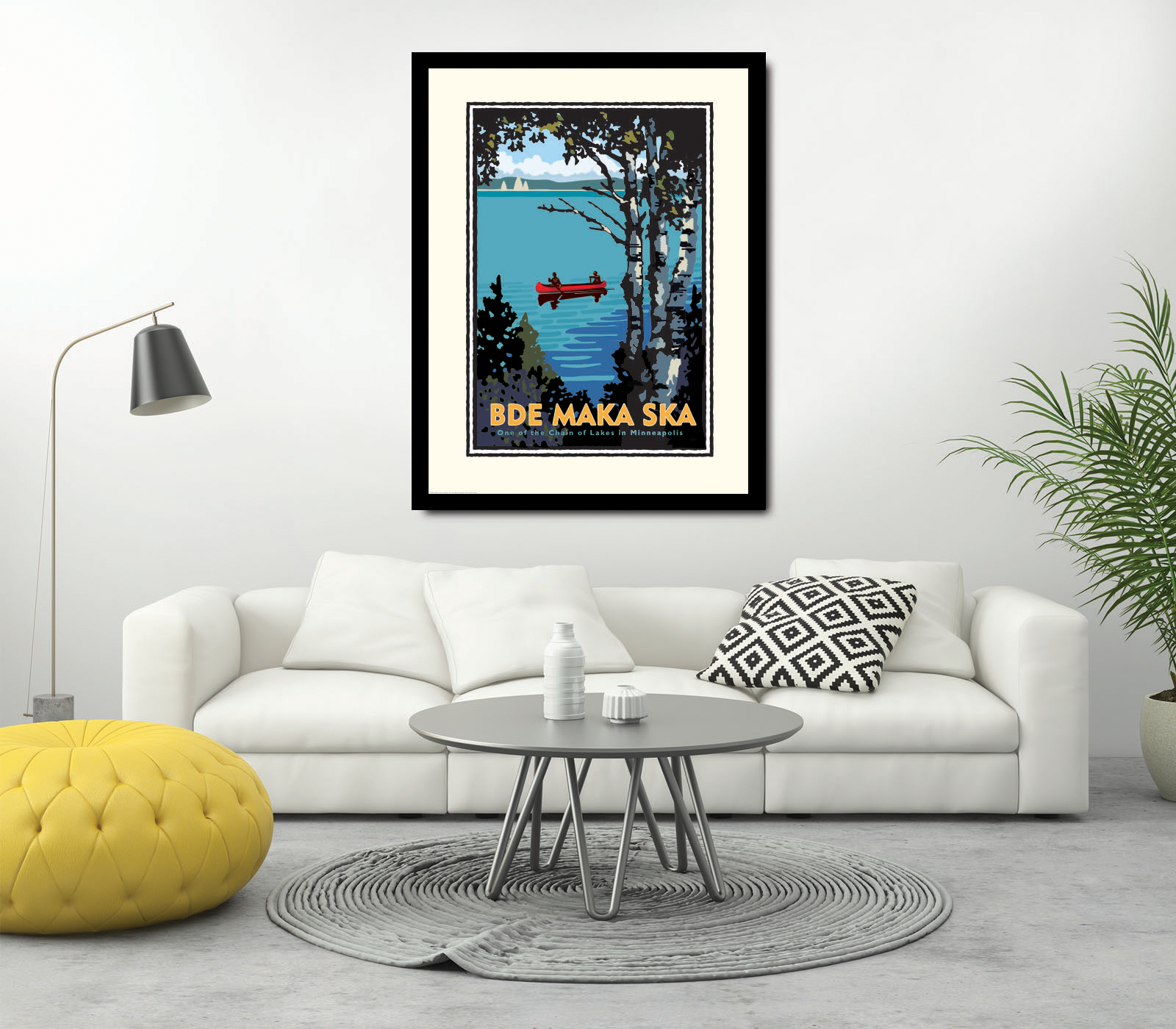 Landmark MN | Bde Maka Ska Minneapolis Art Print