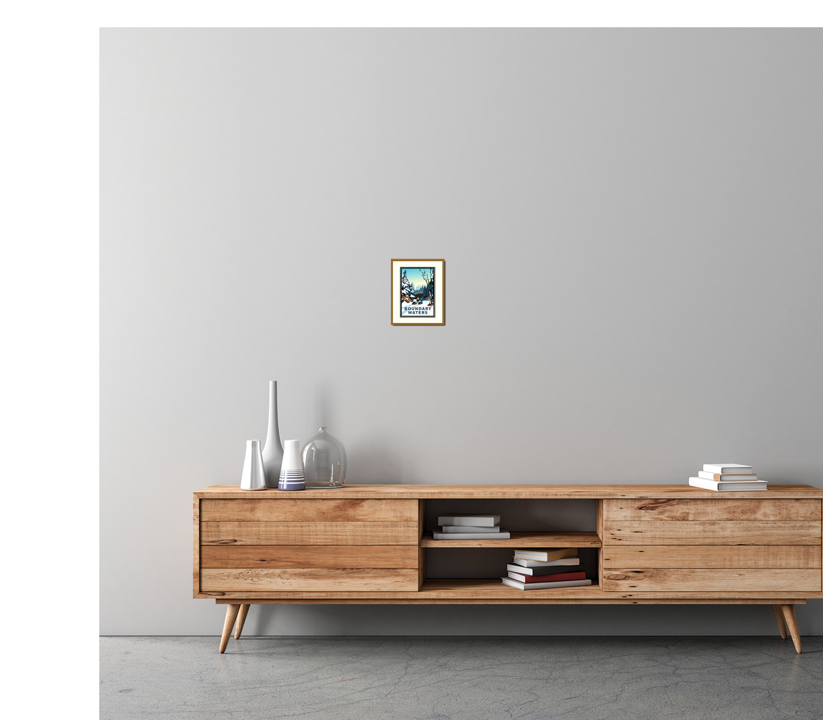 Landmark MN | Boundary Waters Winter Art Print