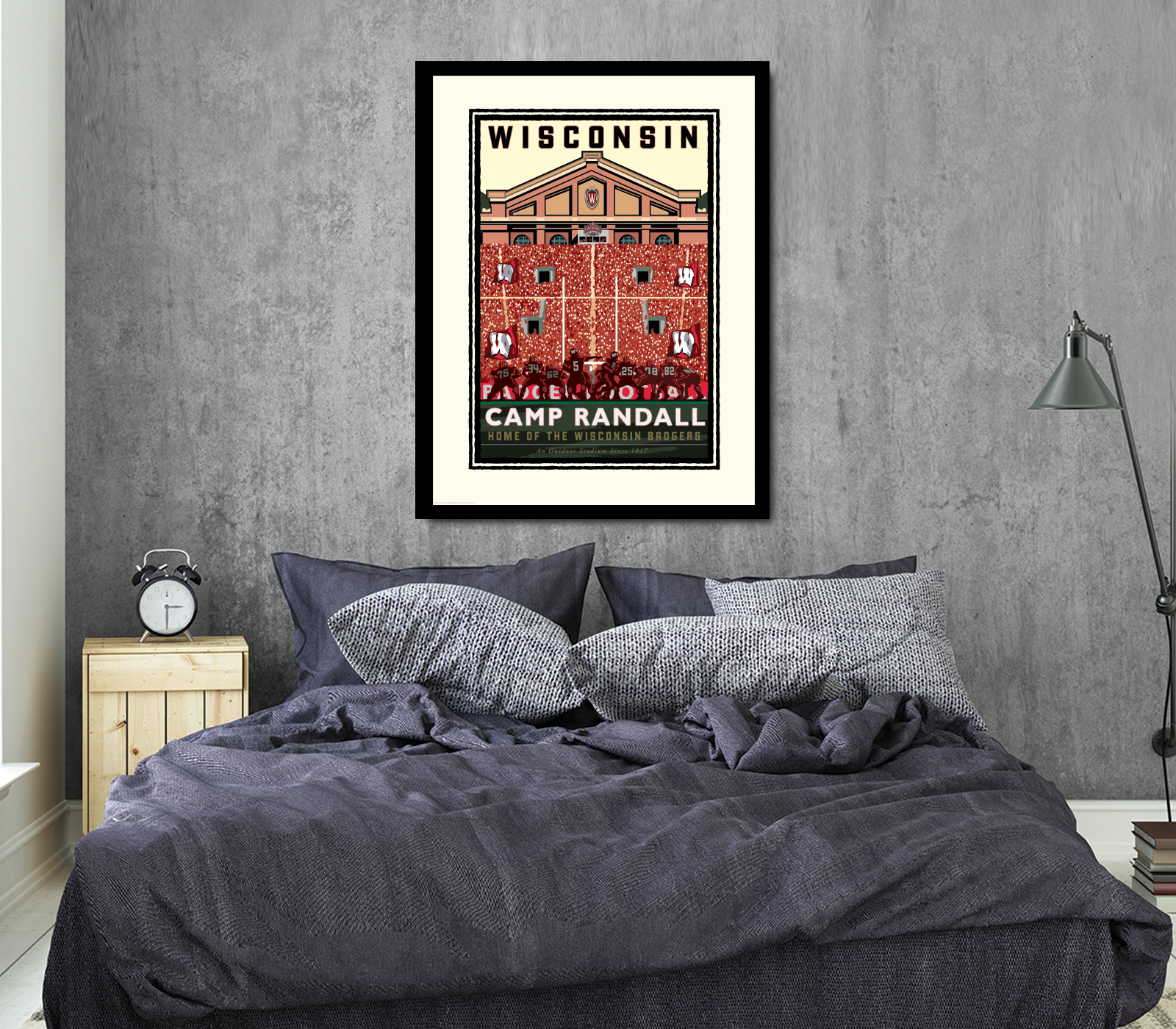 Landmark WI | UW-Madison Badgers Camp Randall On Field