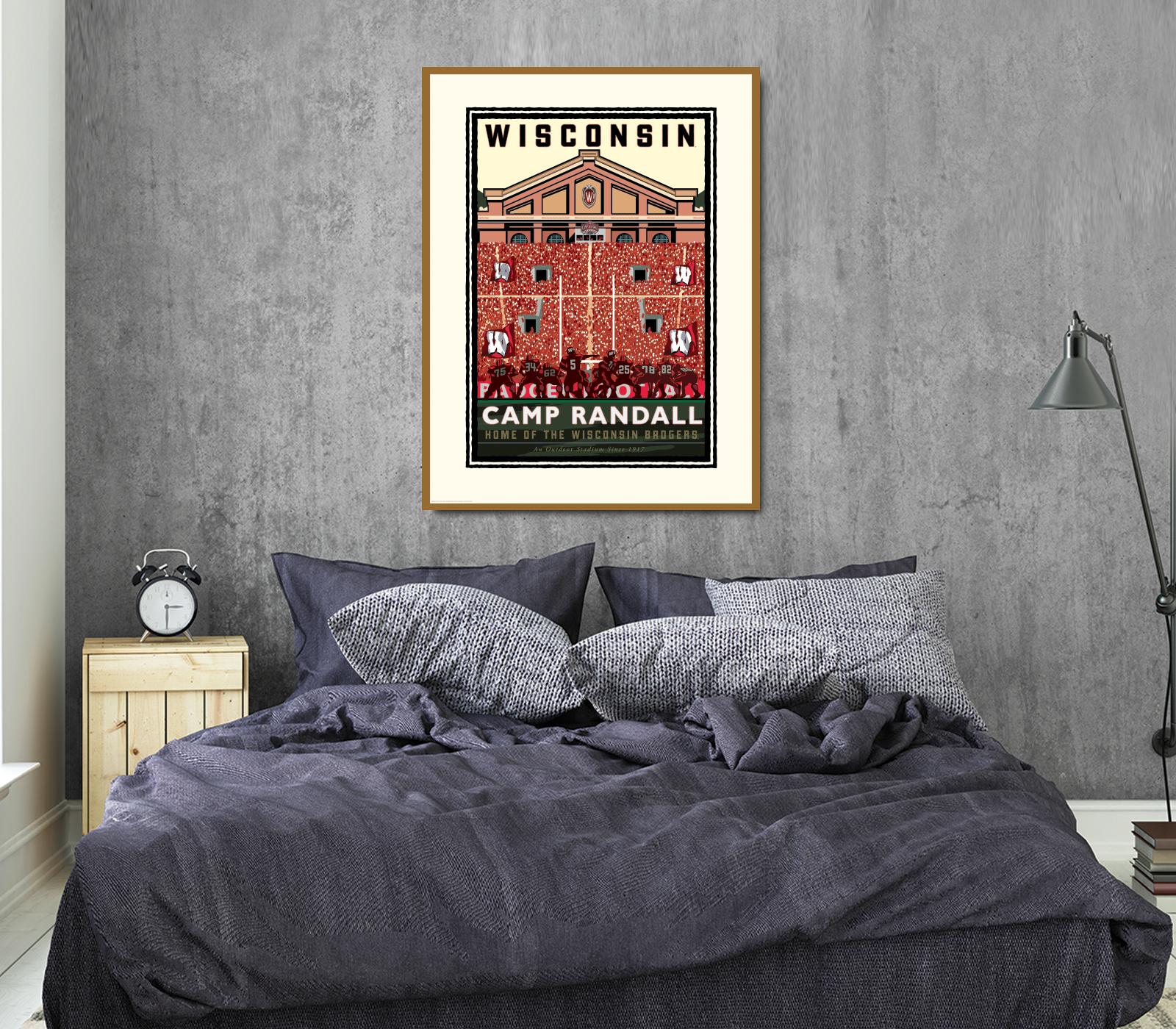 Landmark WI | UW-Madison Badgers Camp Randall On Field