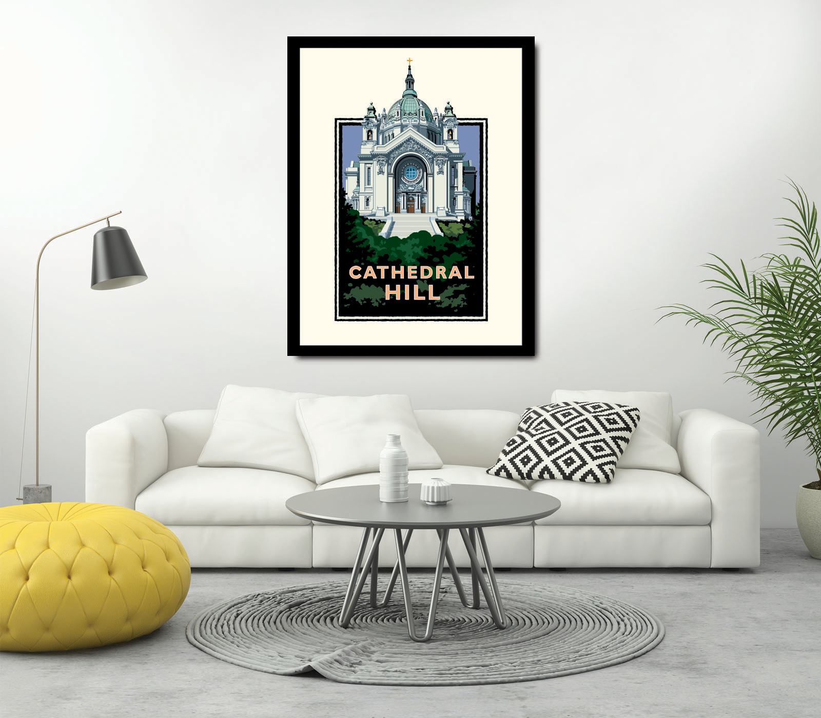 Landmark MN | Cathedral Hill St Paul Art Print