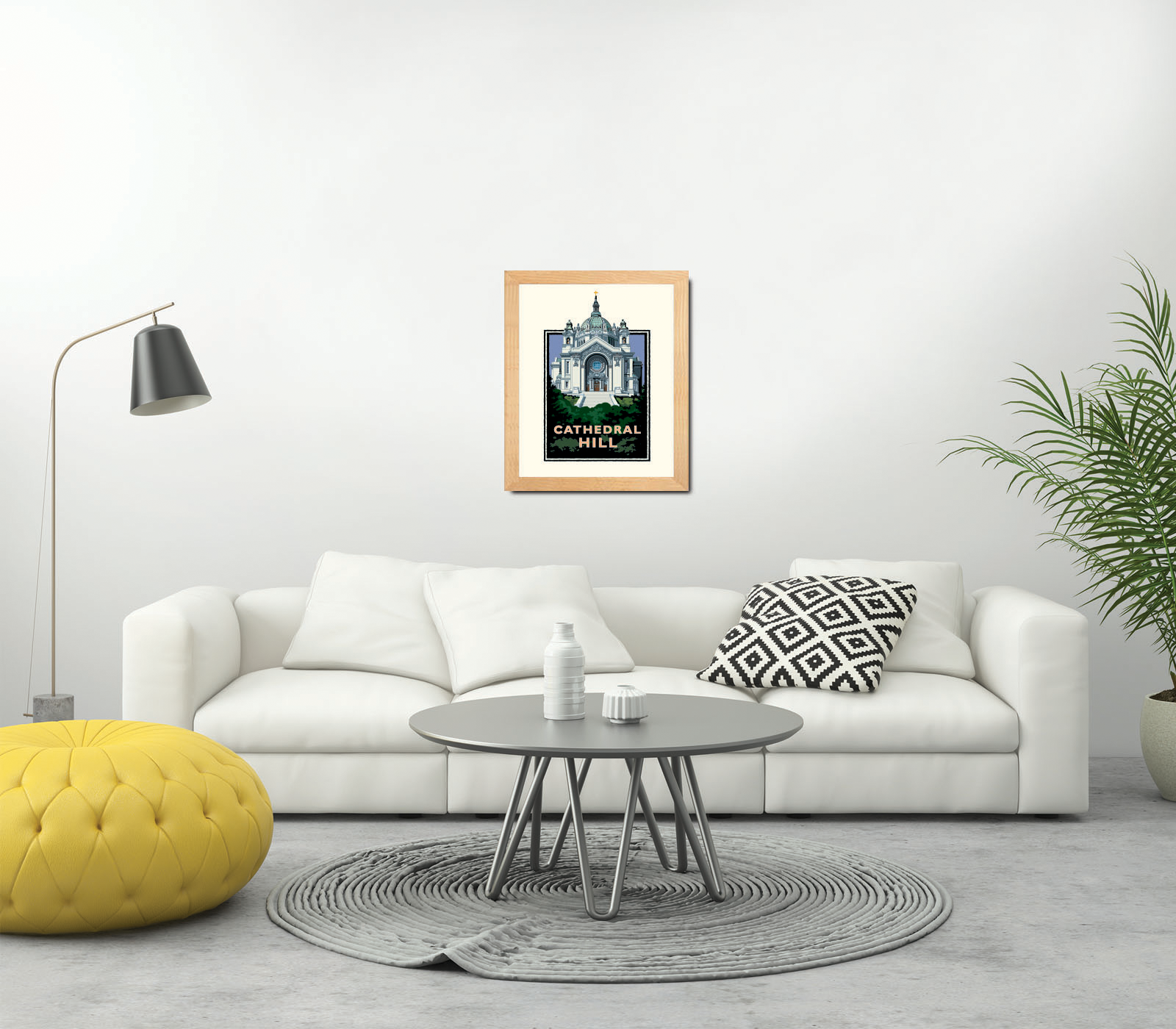 Landmark MN | Cathedral Hill St Paul Art Print