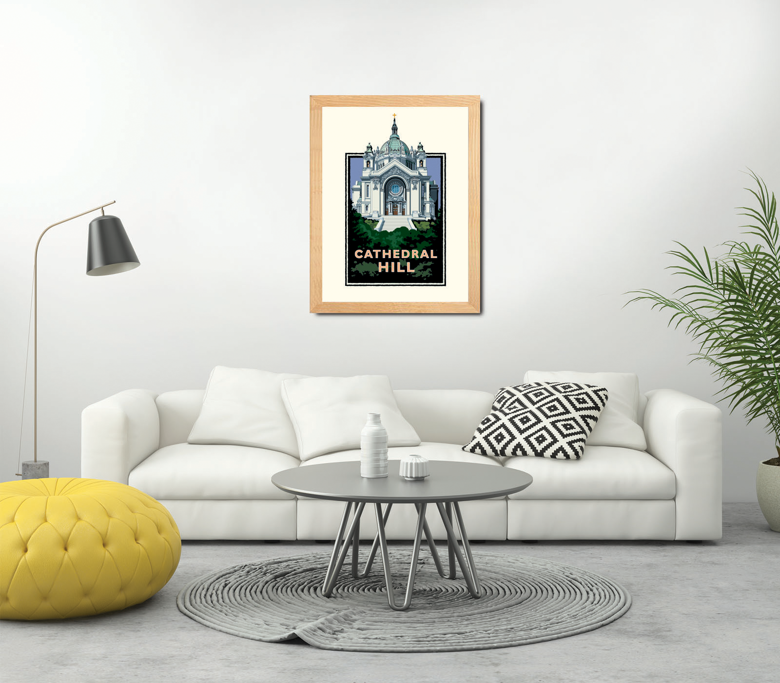 Landmark MN | Cathedral Hill St Paul Art Print