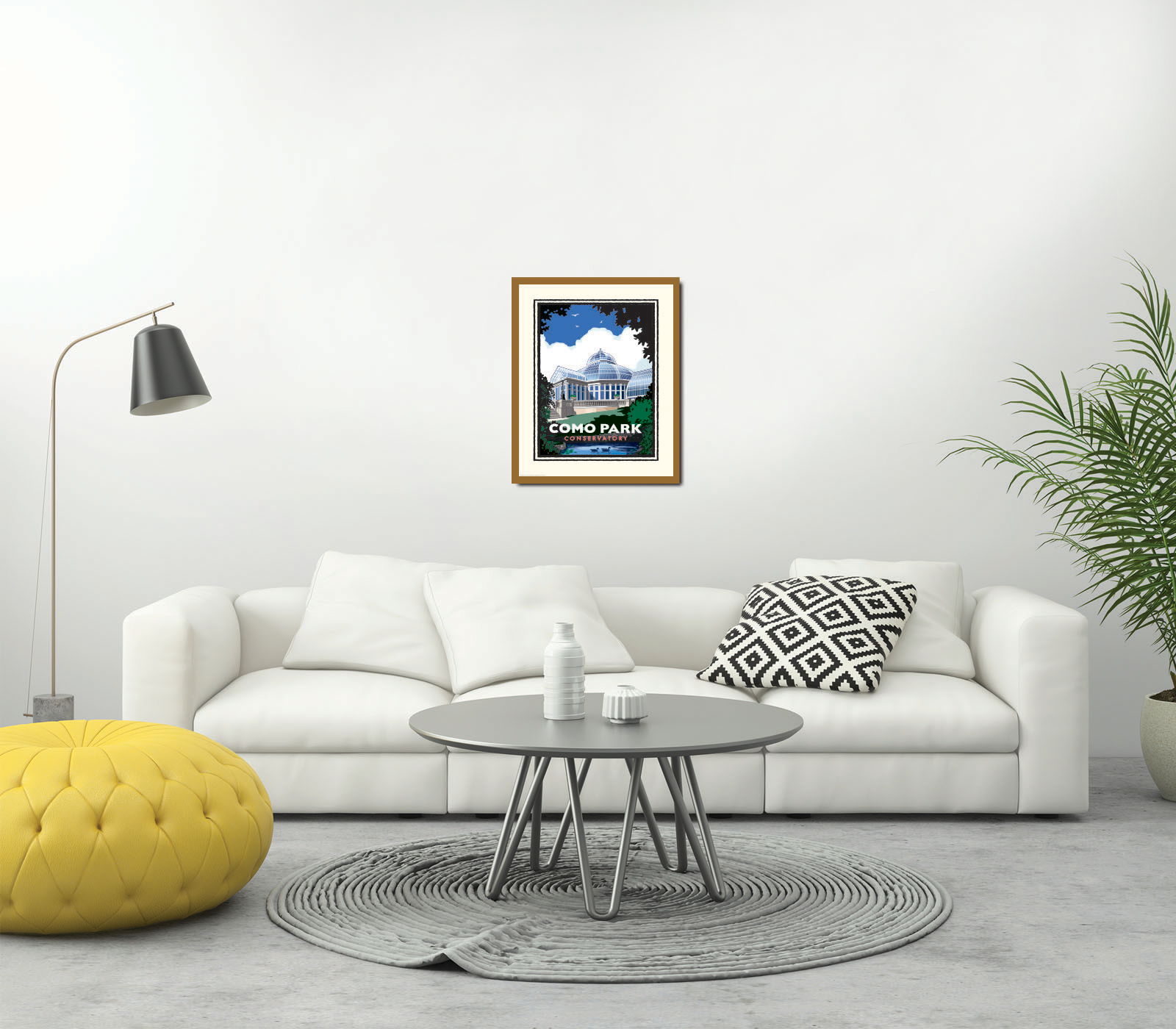 Landmark MN | Como Park Zoo & Conservatory Spring Flowers St Paul Art Print