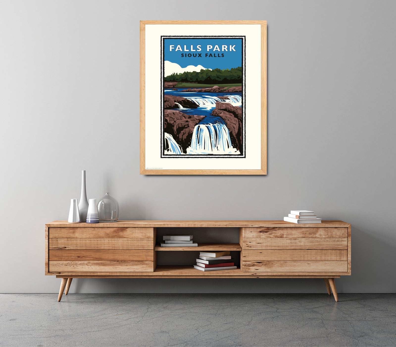 Landmark SD | Falls Park Sioux Falls Art Print