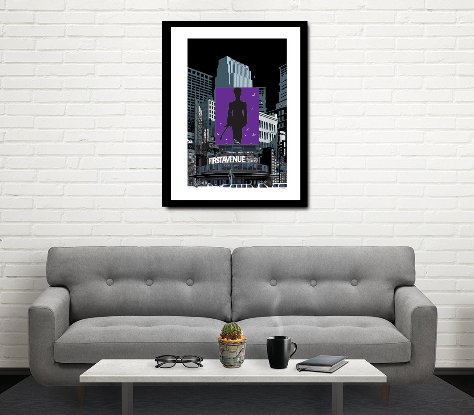 Landmark City MN | First Avenue Purple One Minneapolis Art Print