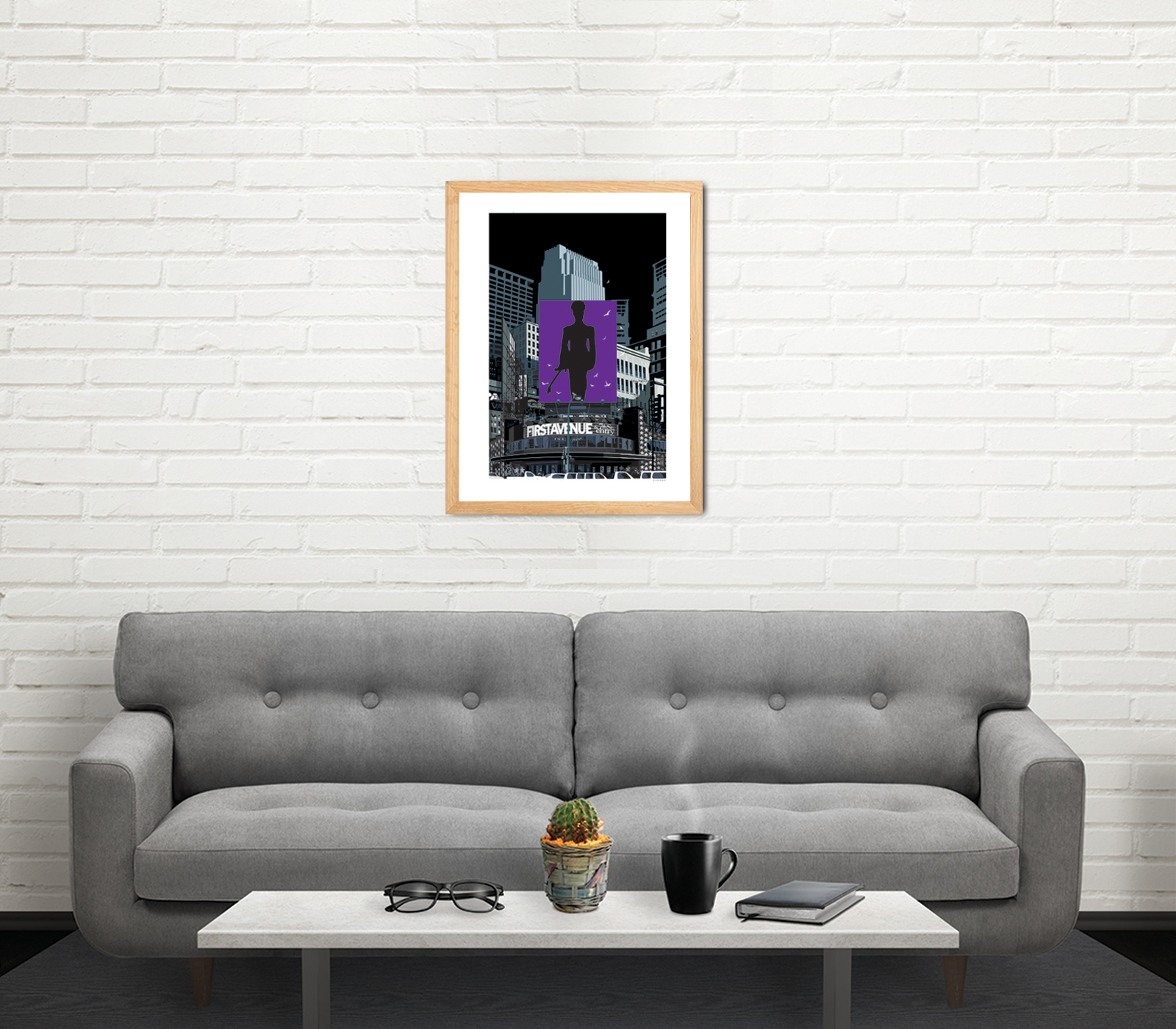 Landmark City MN | First Avenue Purple One Minneapolis Art Print