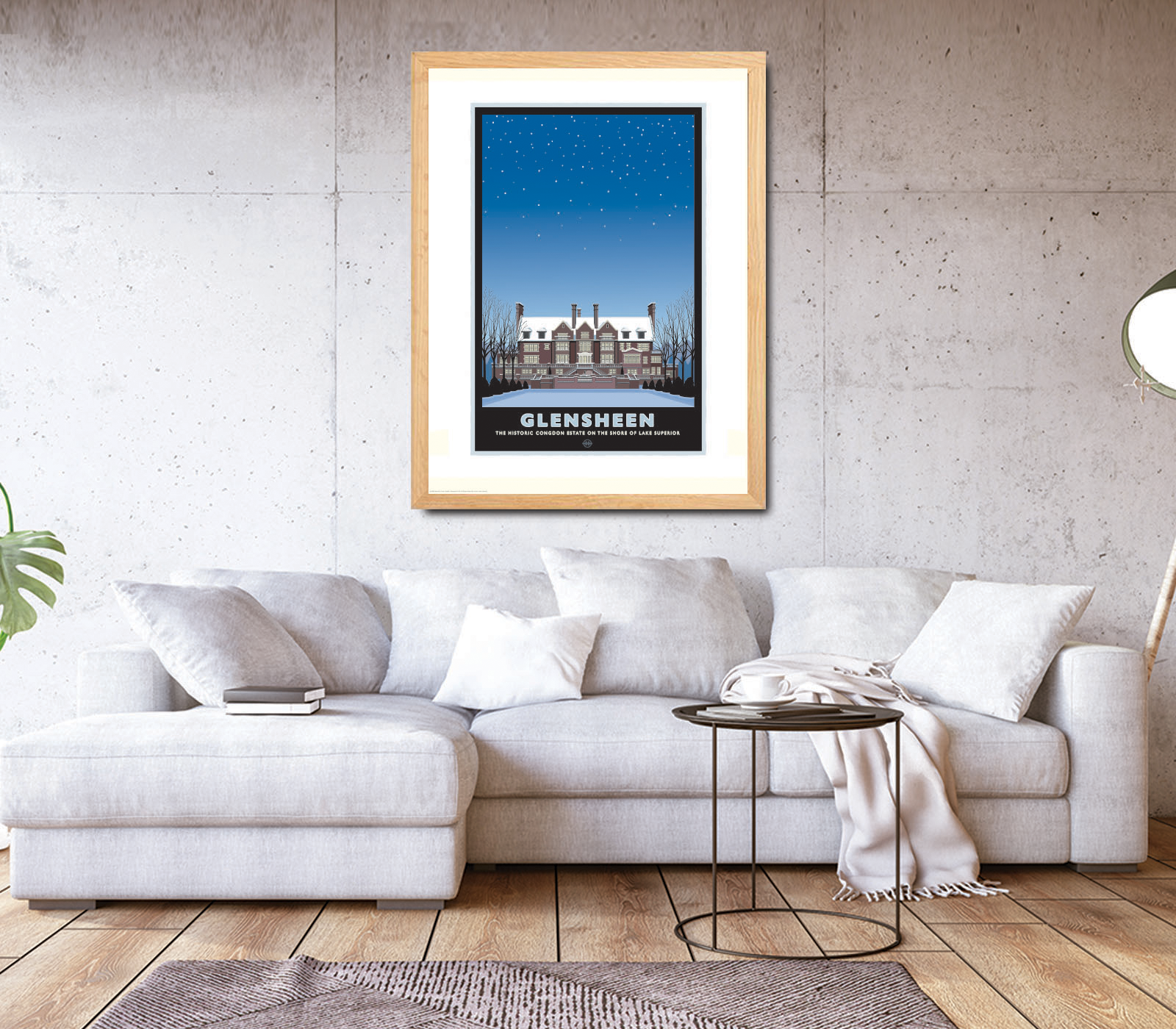 Landmark MN | Glensheen Mansion Winter Art Print