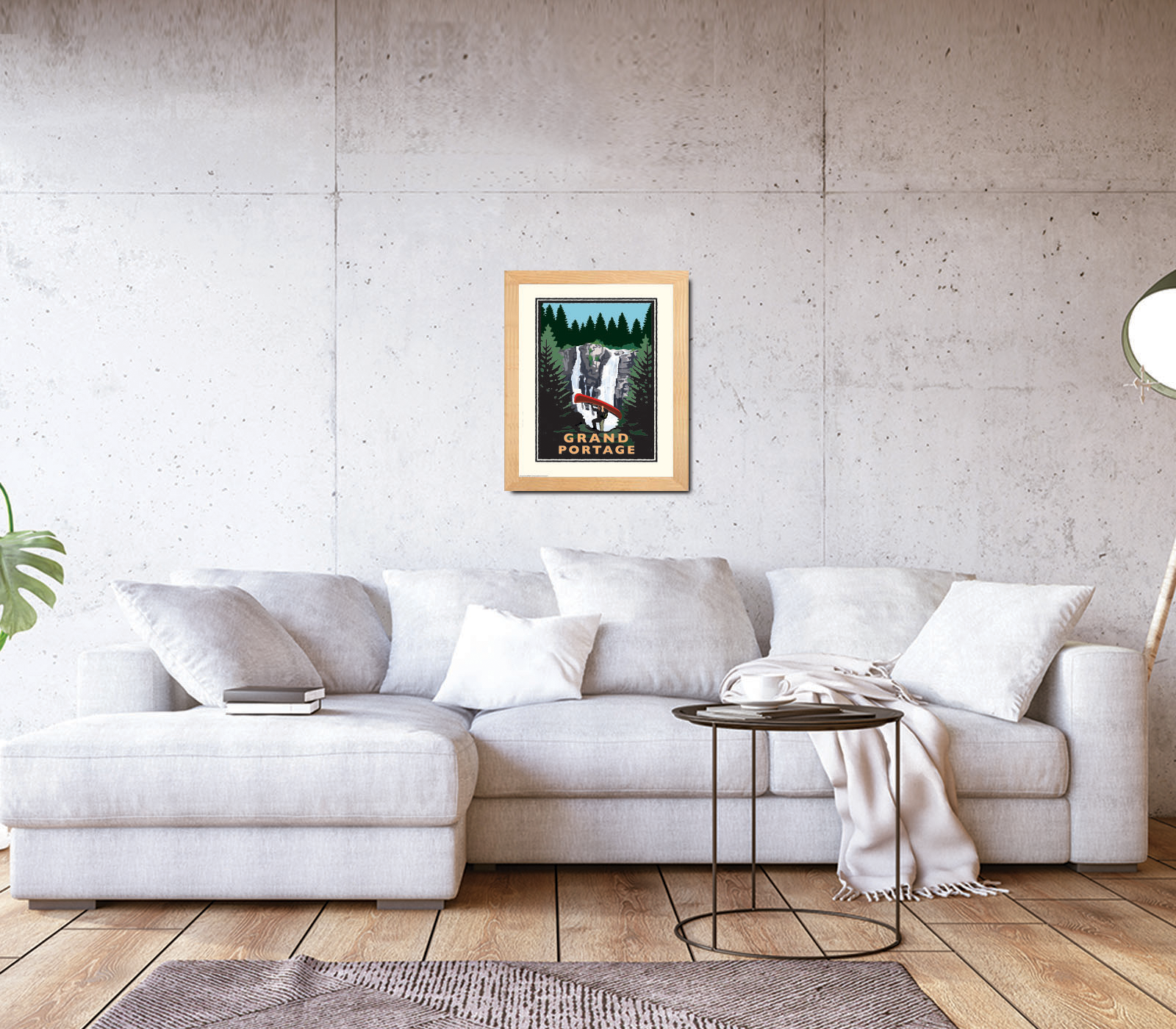 Landmark MN | Grand Portage North Shore Art Print