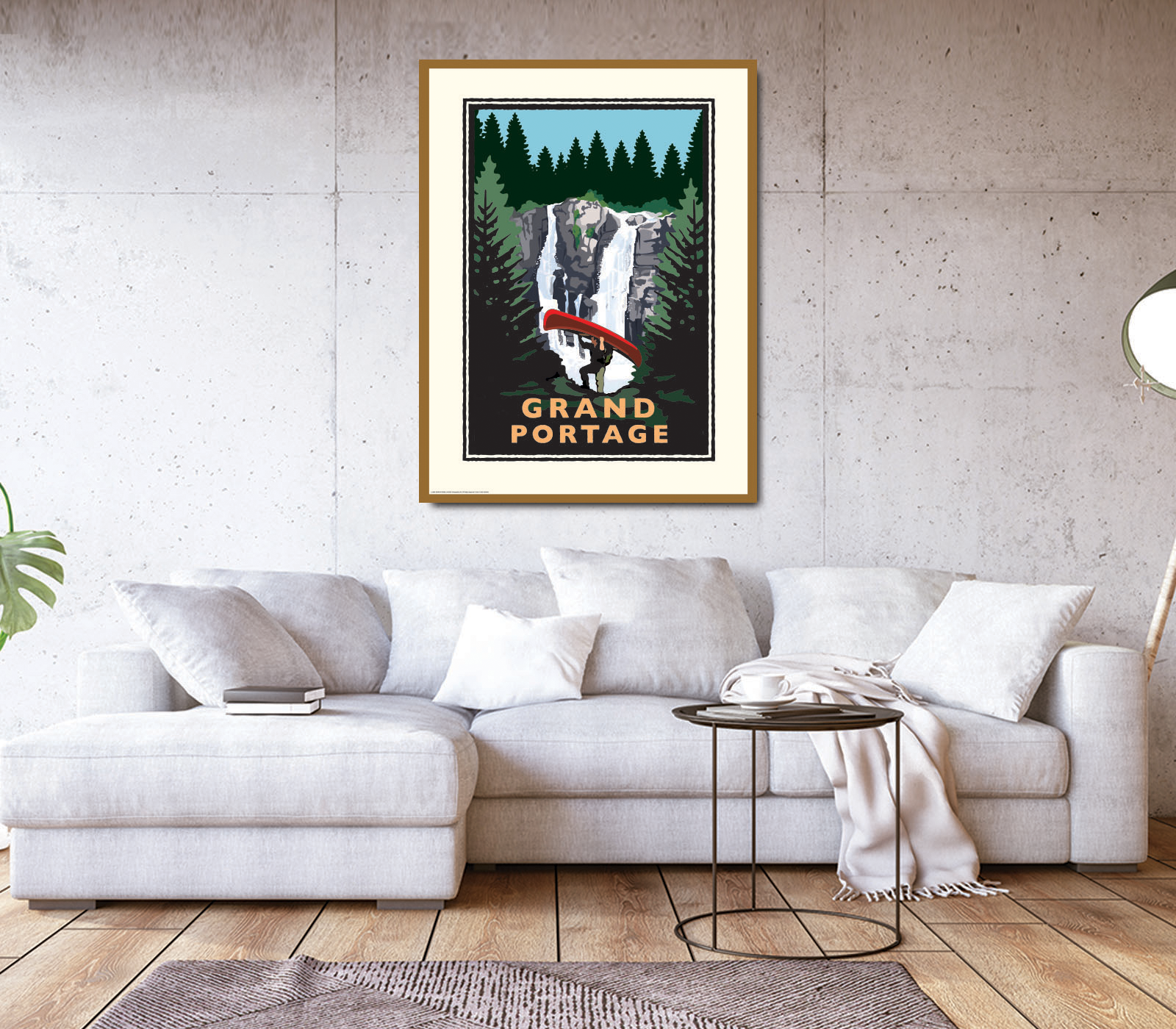 Landmark MN | Grand Portage North Shore Art Print