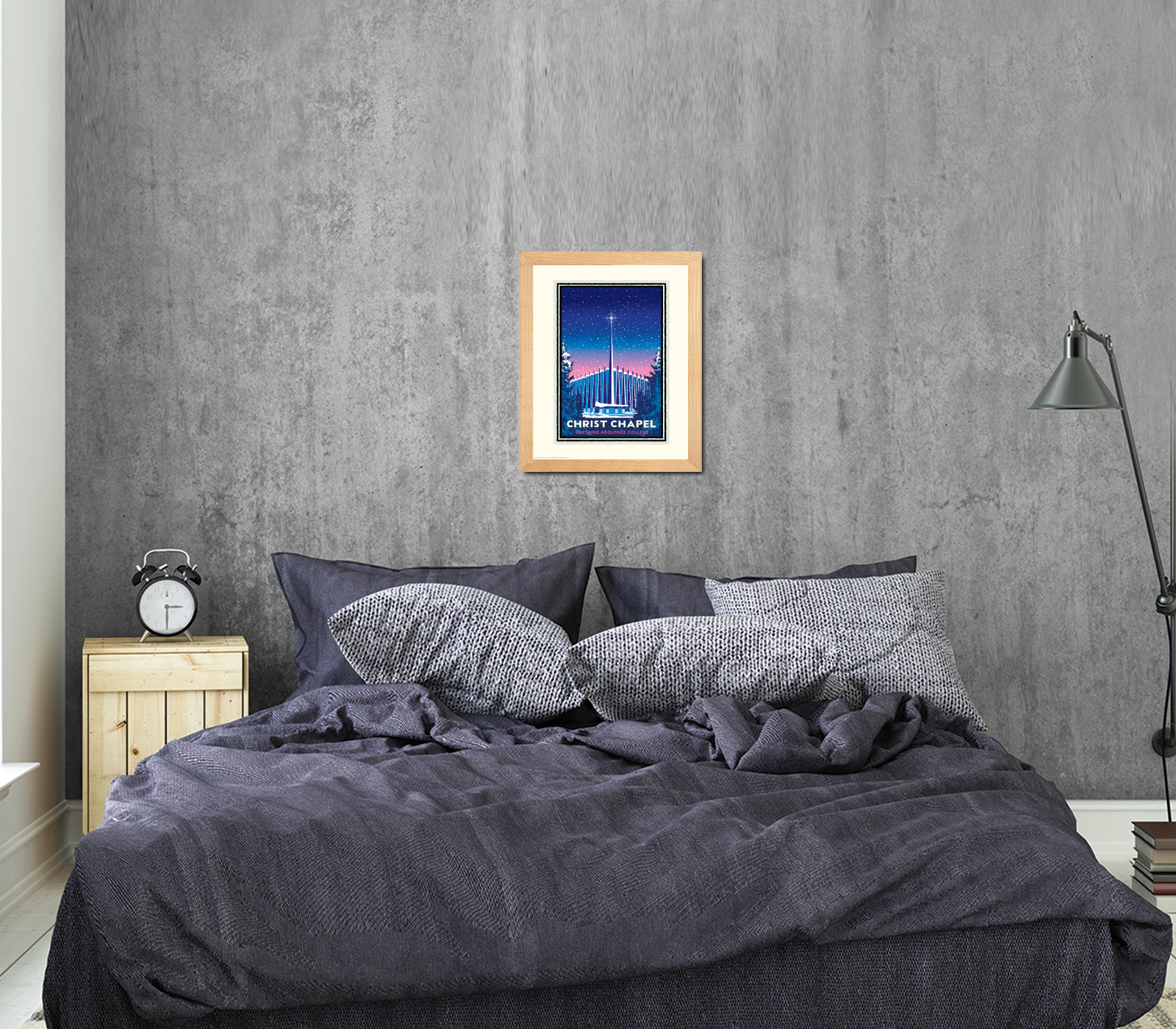 Landmark MN | Gustavus Christ Chapel Winter Art Print