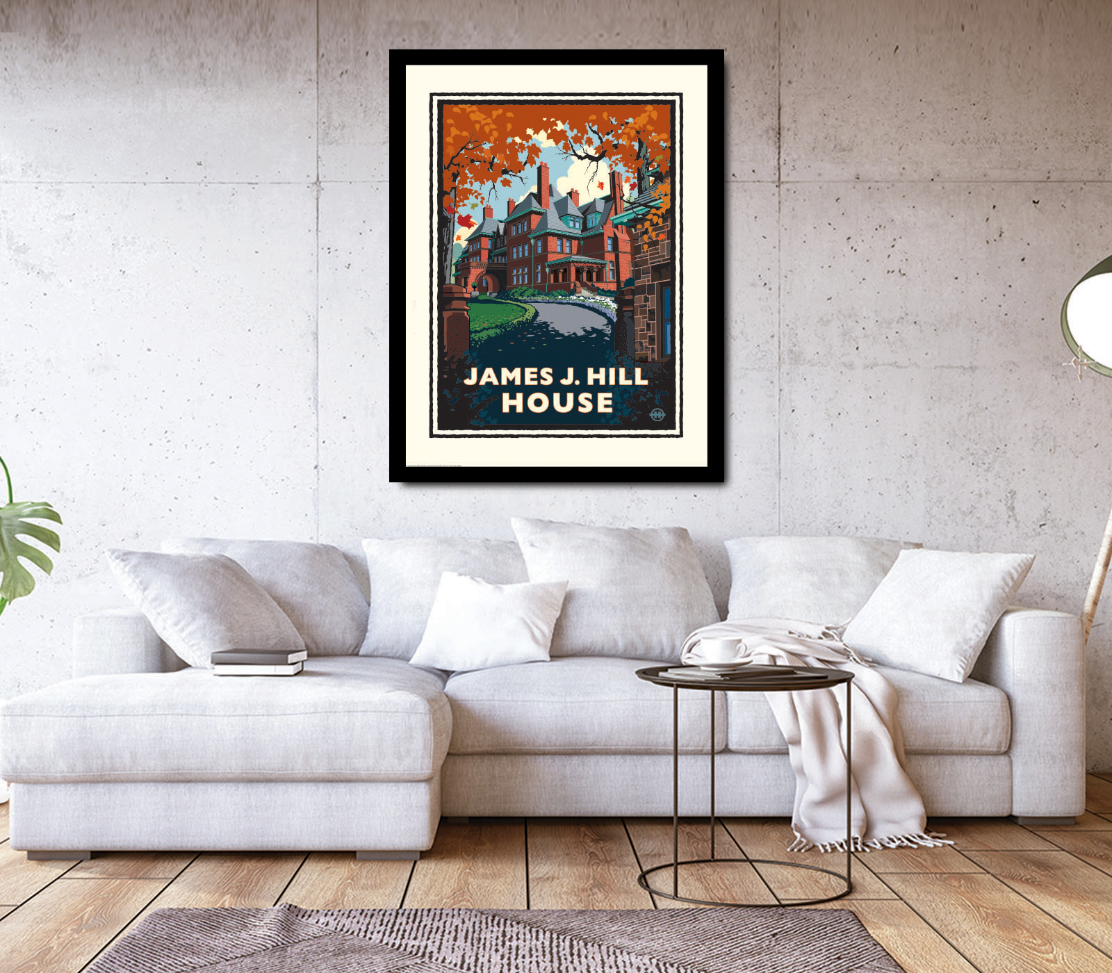 Landmark MN | James J. Hill House St. Paul Art Print