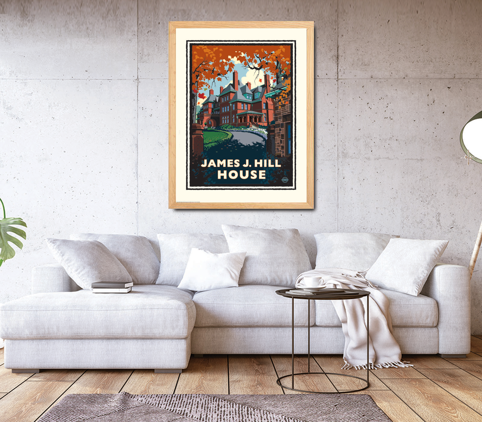 Landmark MN | James J. Hill House St. Paul Art Print