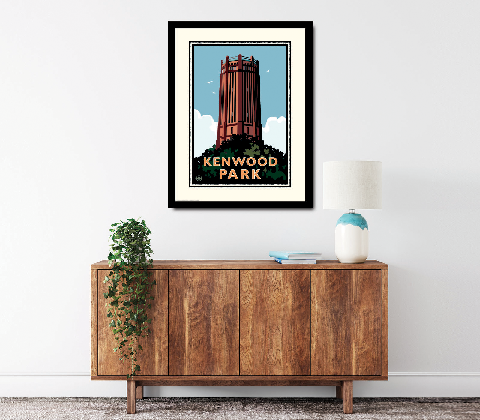 Landmark MN | Kenwood Park Minneapolis Art Print