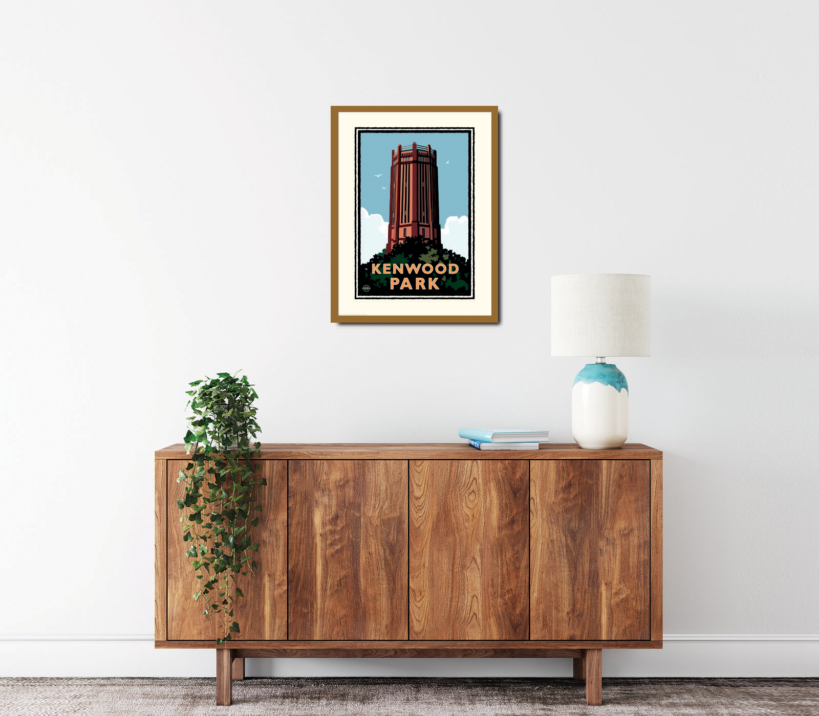 Landmark MN | Kenwood Park Minneapolis Art Print