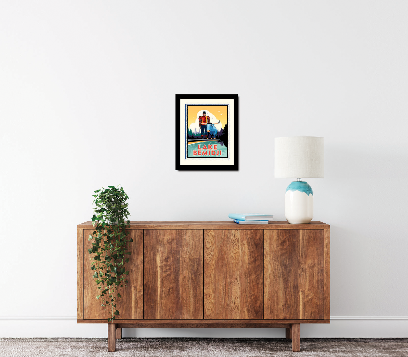 Landmark MN | Lake Bemidji Art Print