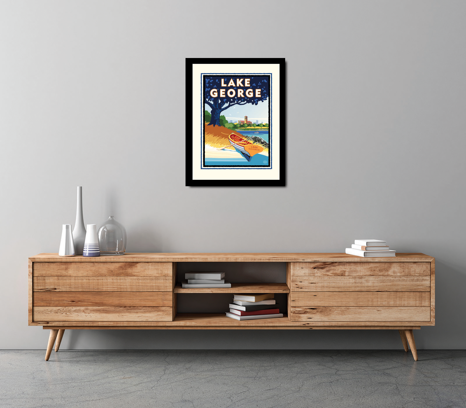 Landmark MN | Lake George Art Print