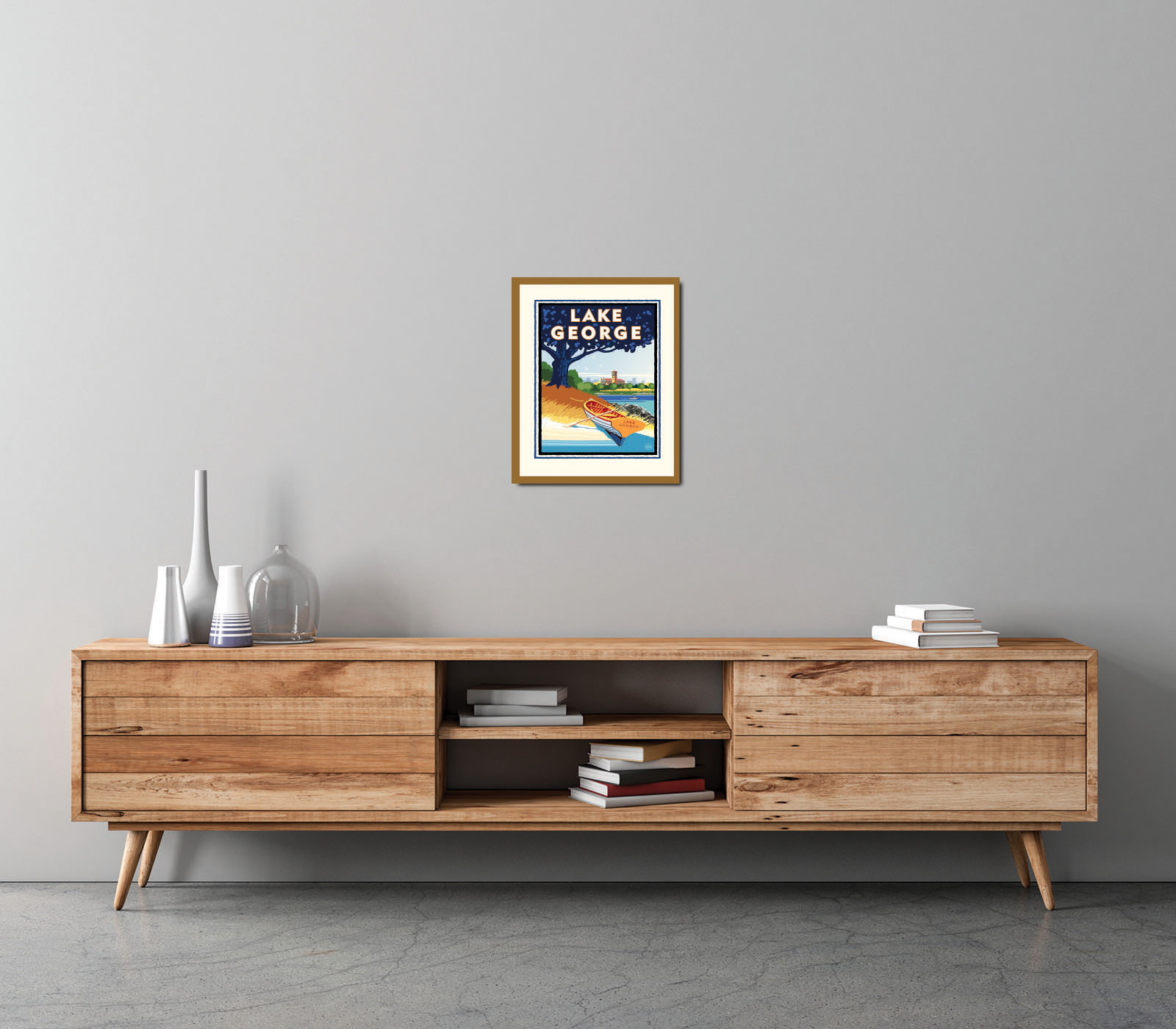 Landmark MN | Lake George Art Print