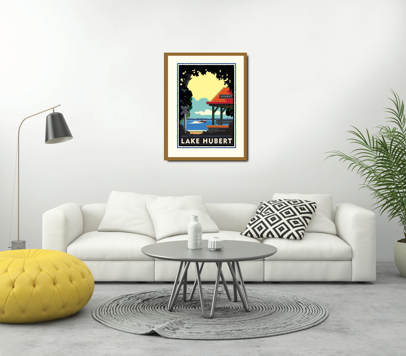 Landmark MN | Lake Hubert Nisswa Art Print