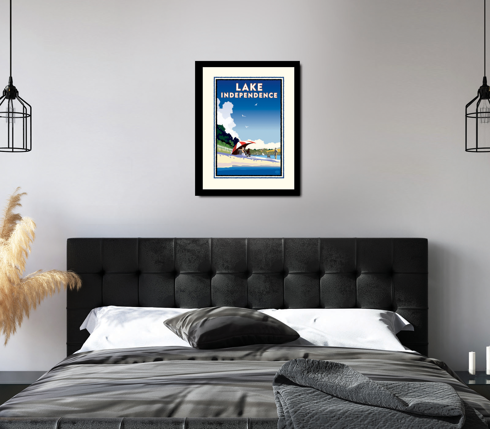 Landmark MN | Lake Independence Art Print