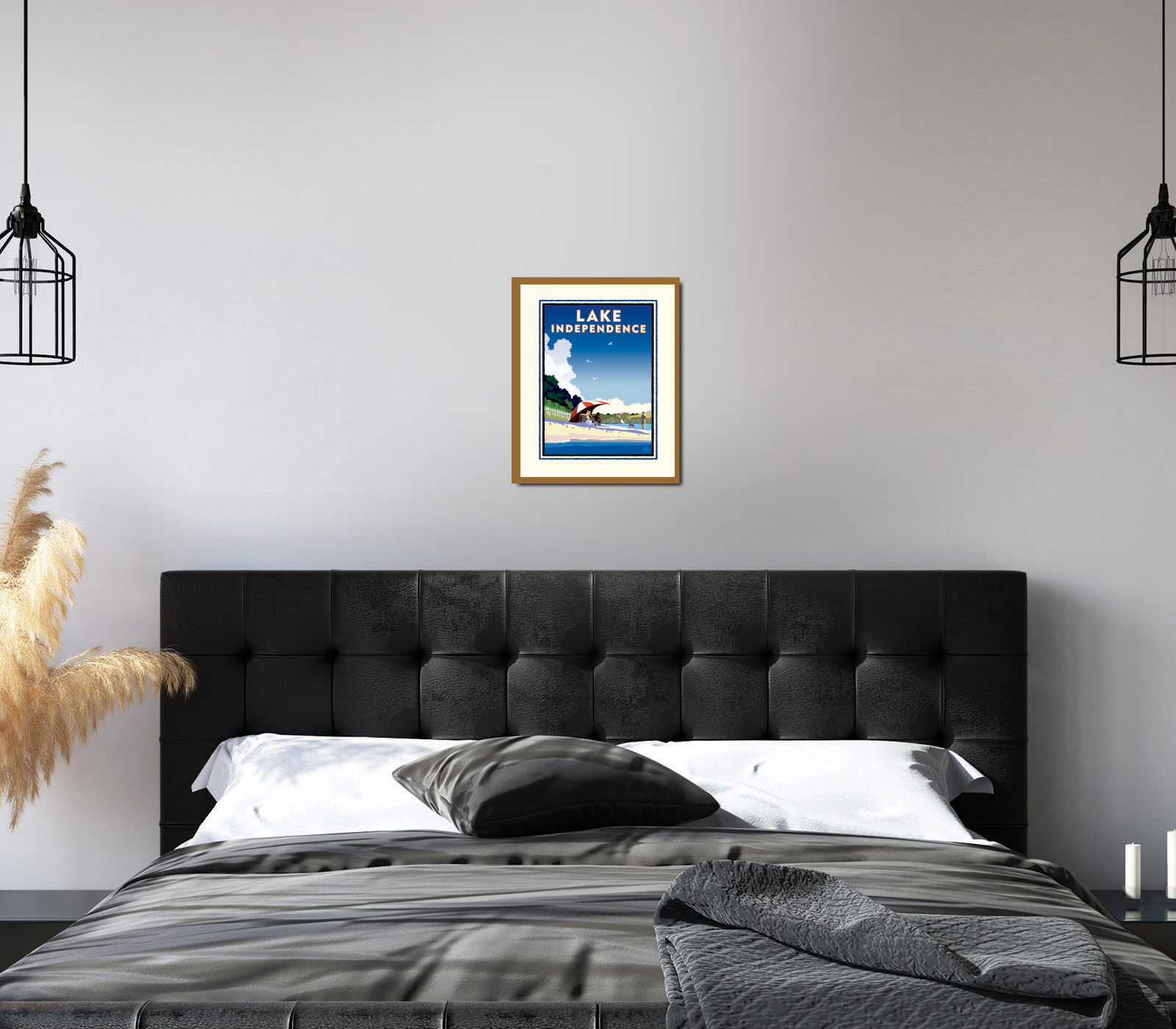 Landmark MN | Lake Independence Art Print