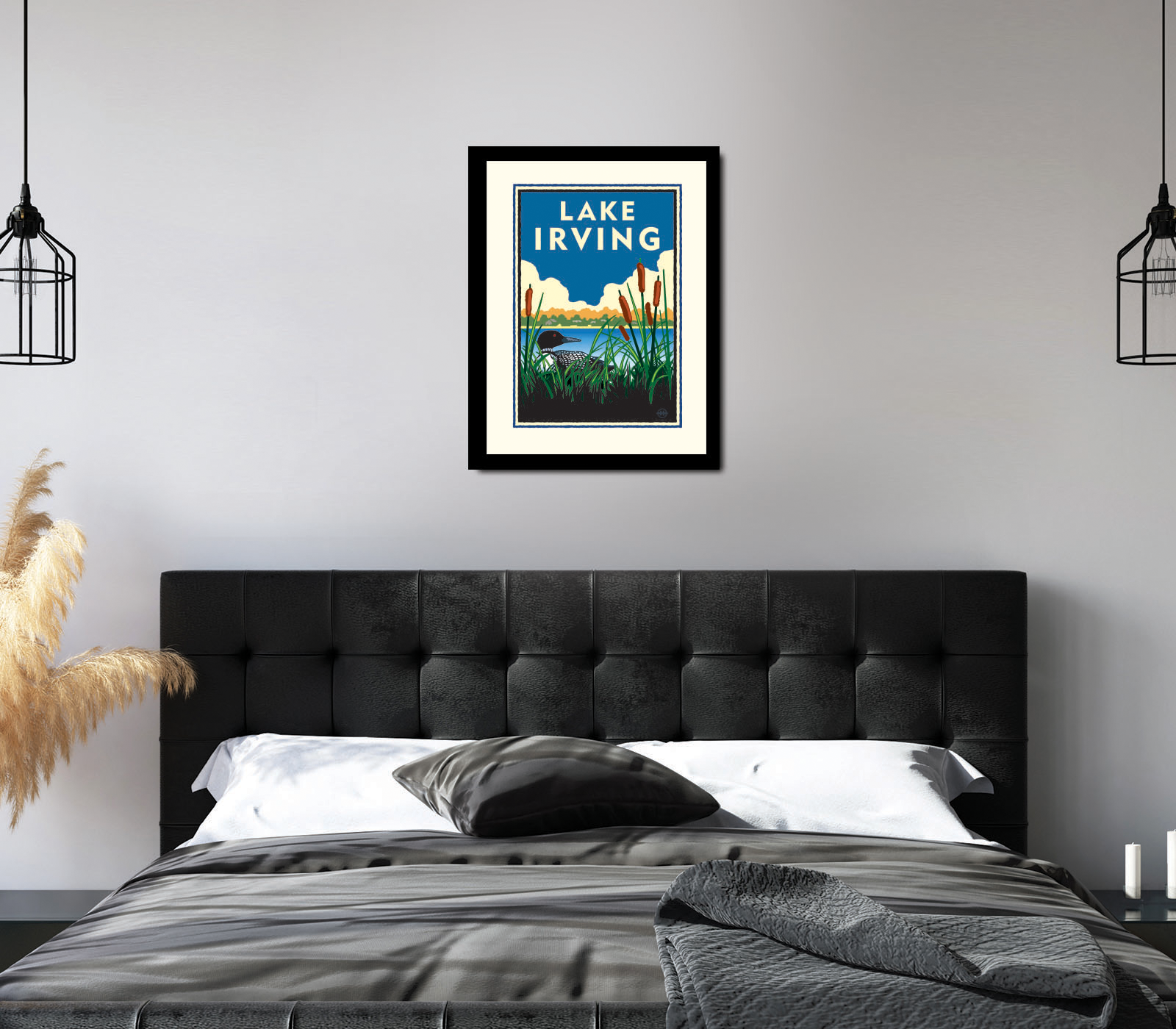 Landmark MN | Lake Irving Bemidji Art Print